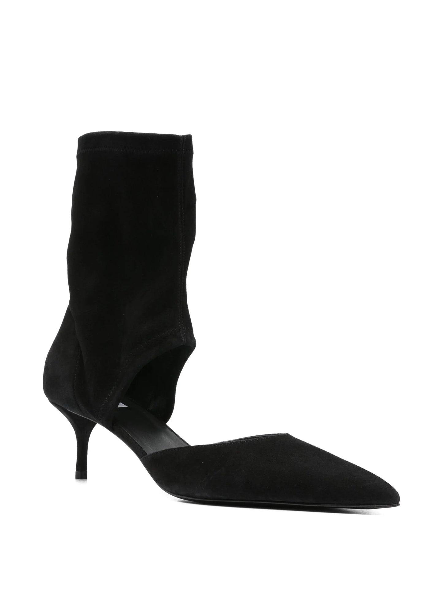 60mm leather heeled boots