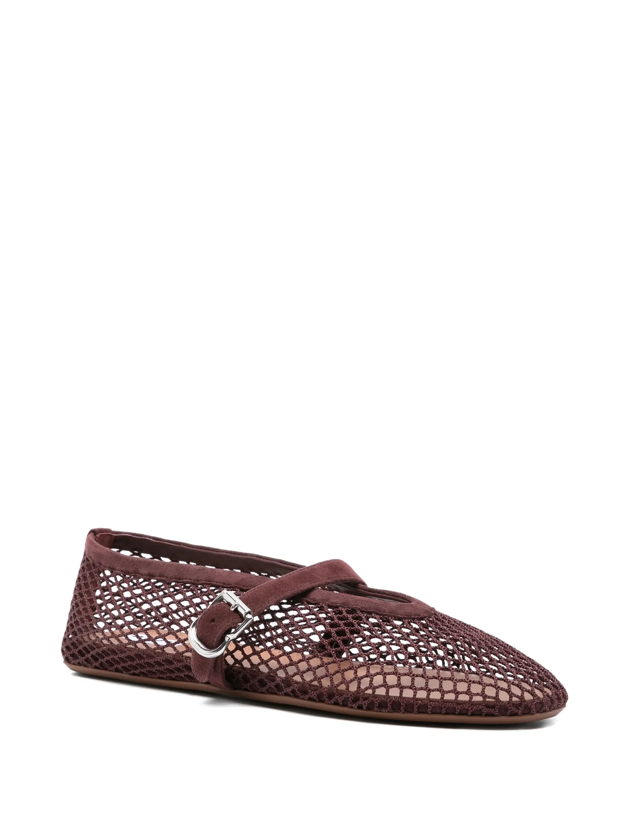 mesh ballet flats