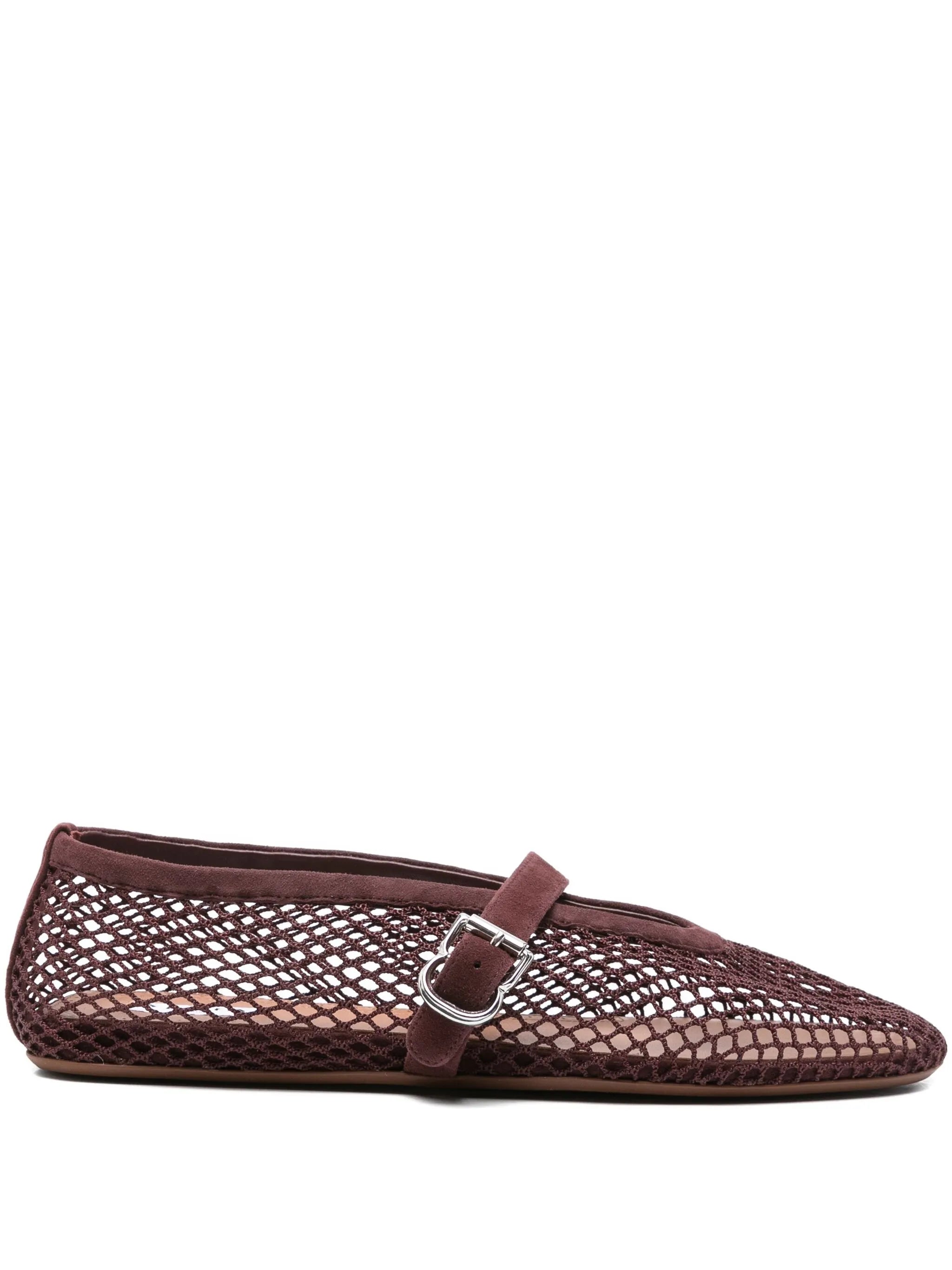 mesh ballet flats
