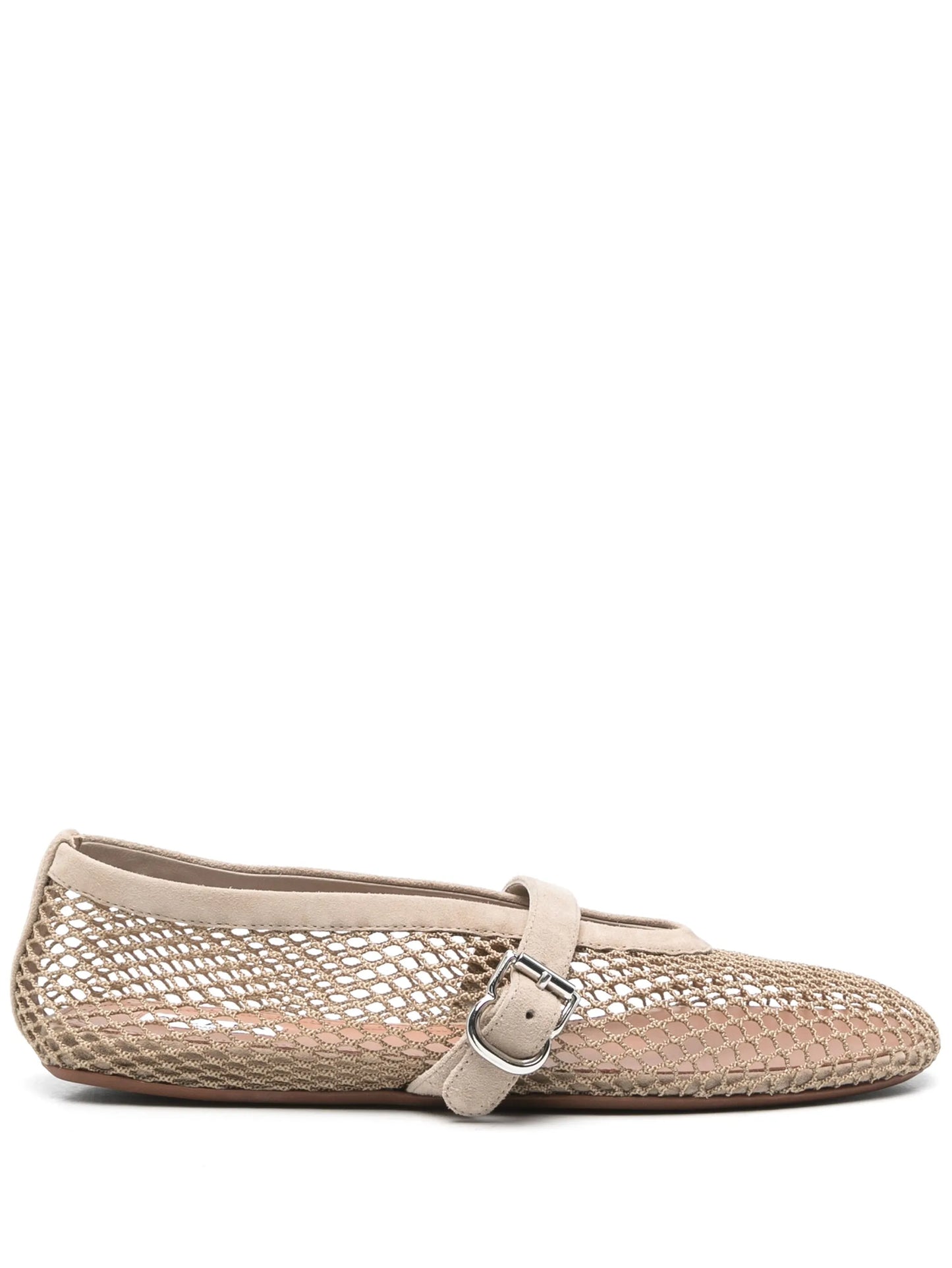 leather ballet flats