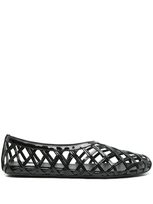 leather ballet flats
