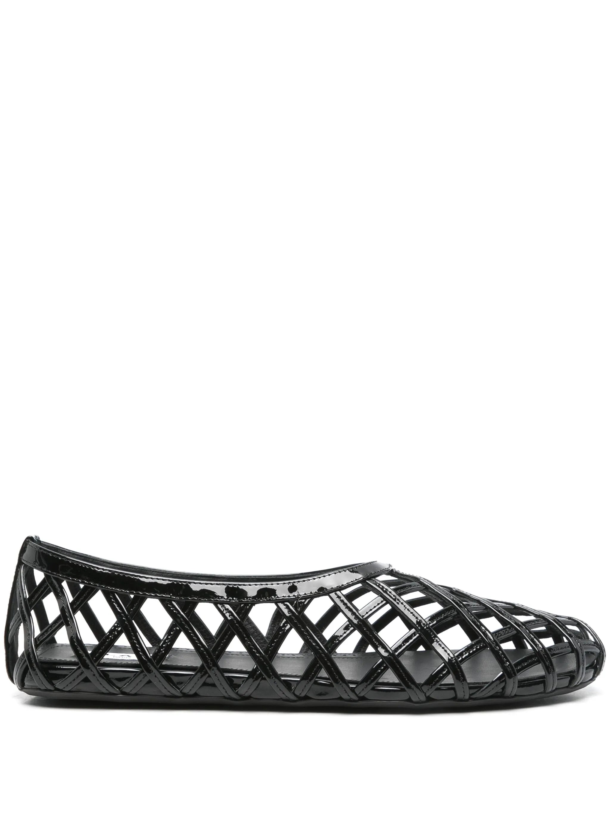 leather ballet flats