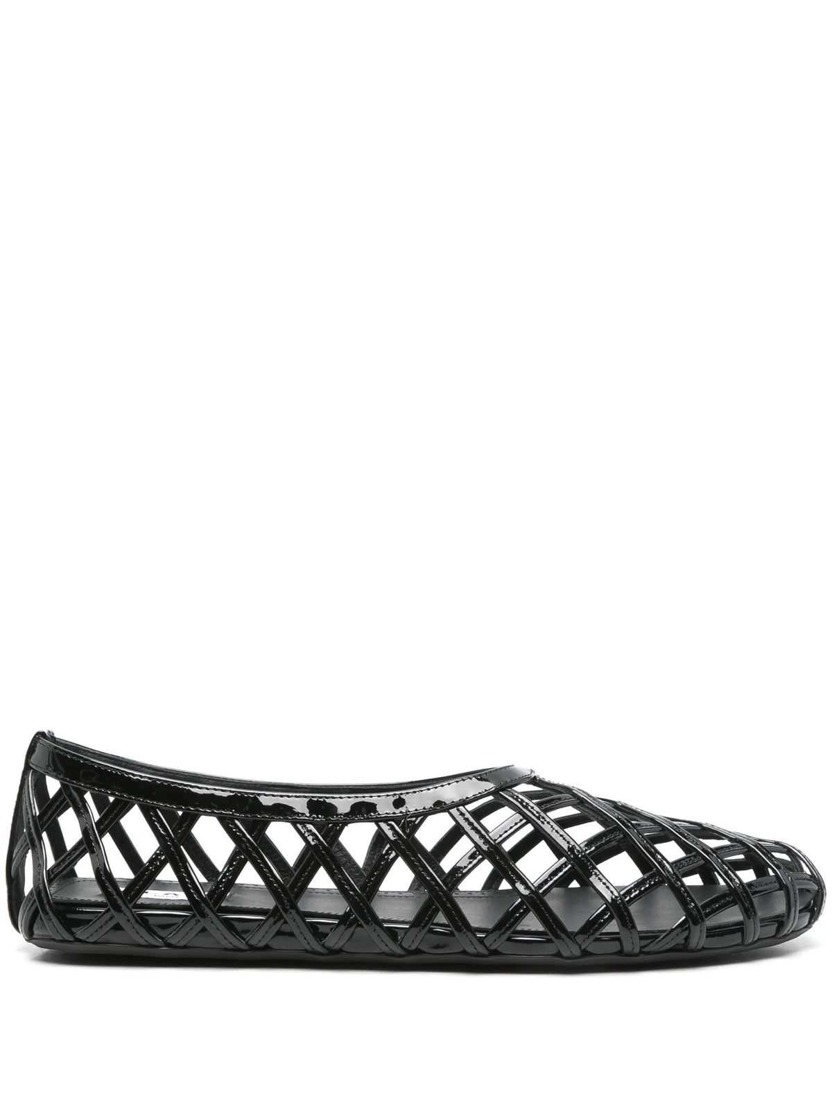 leather ballet flats