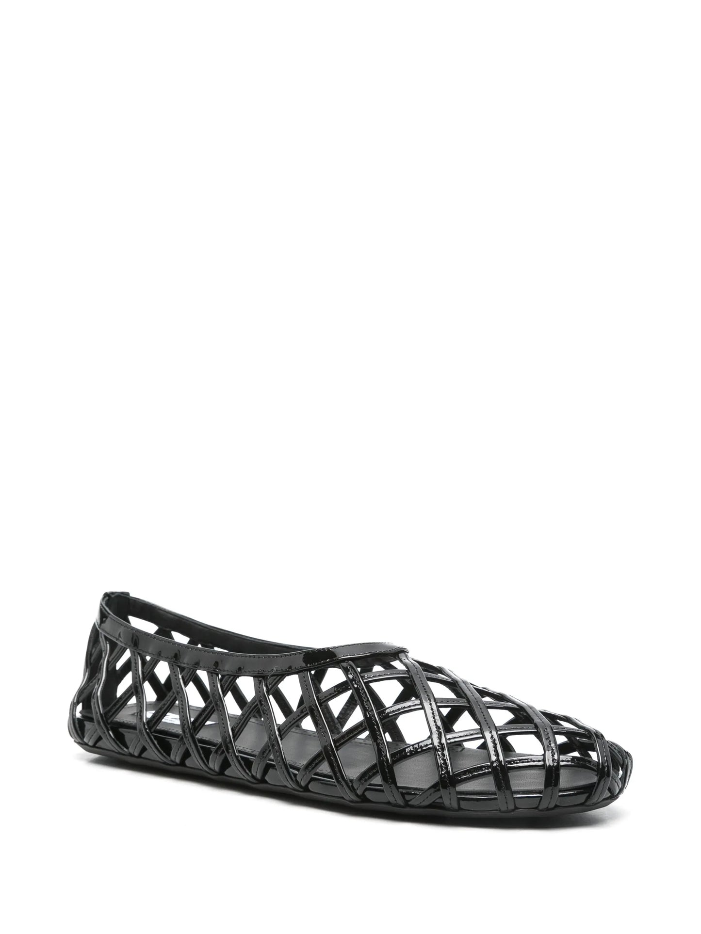 leather ballet flats