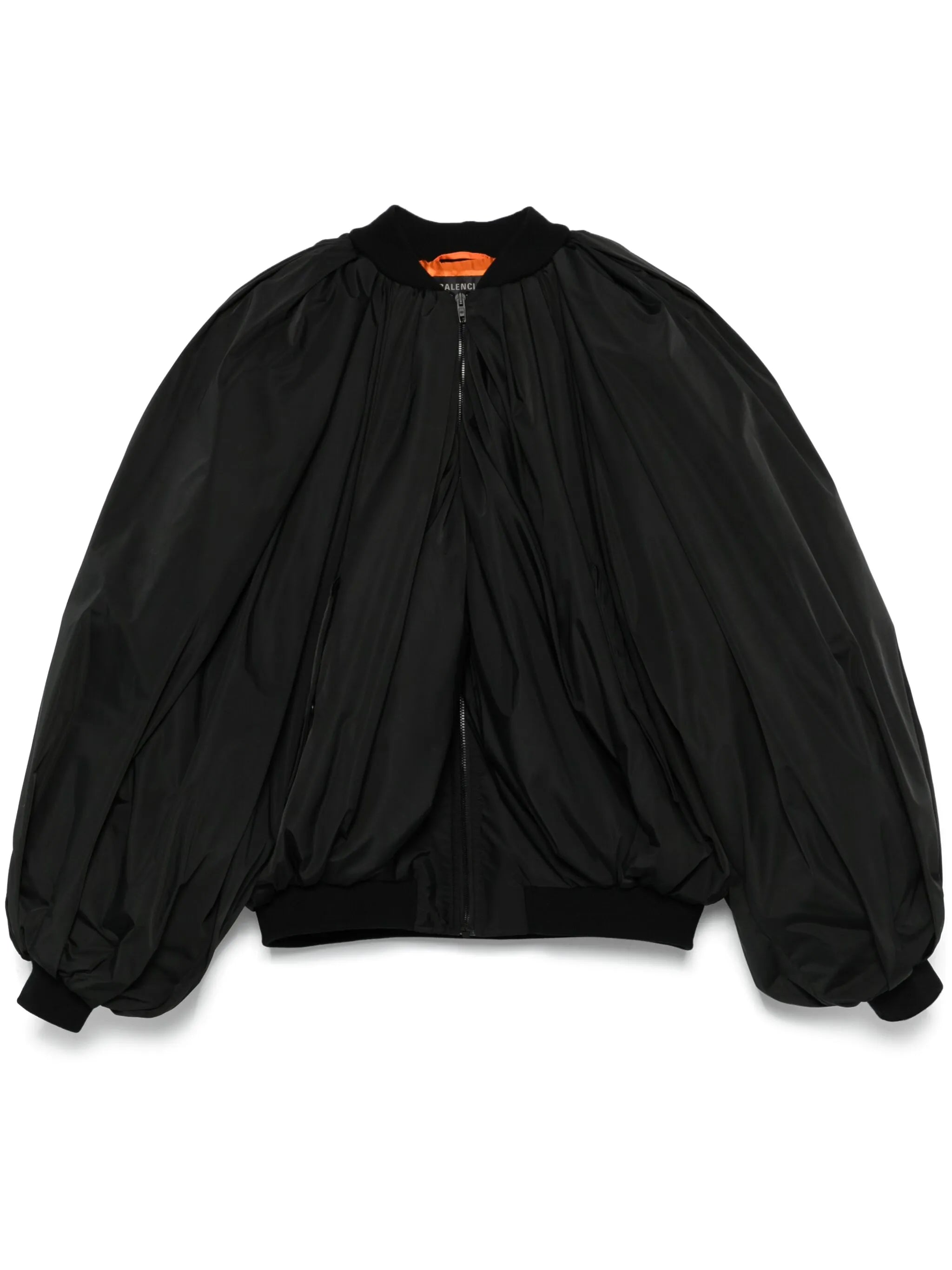 draped bomber jacket