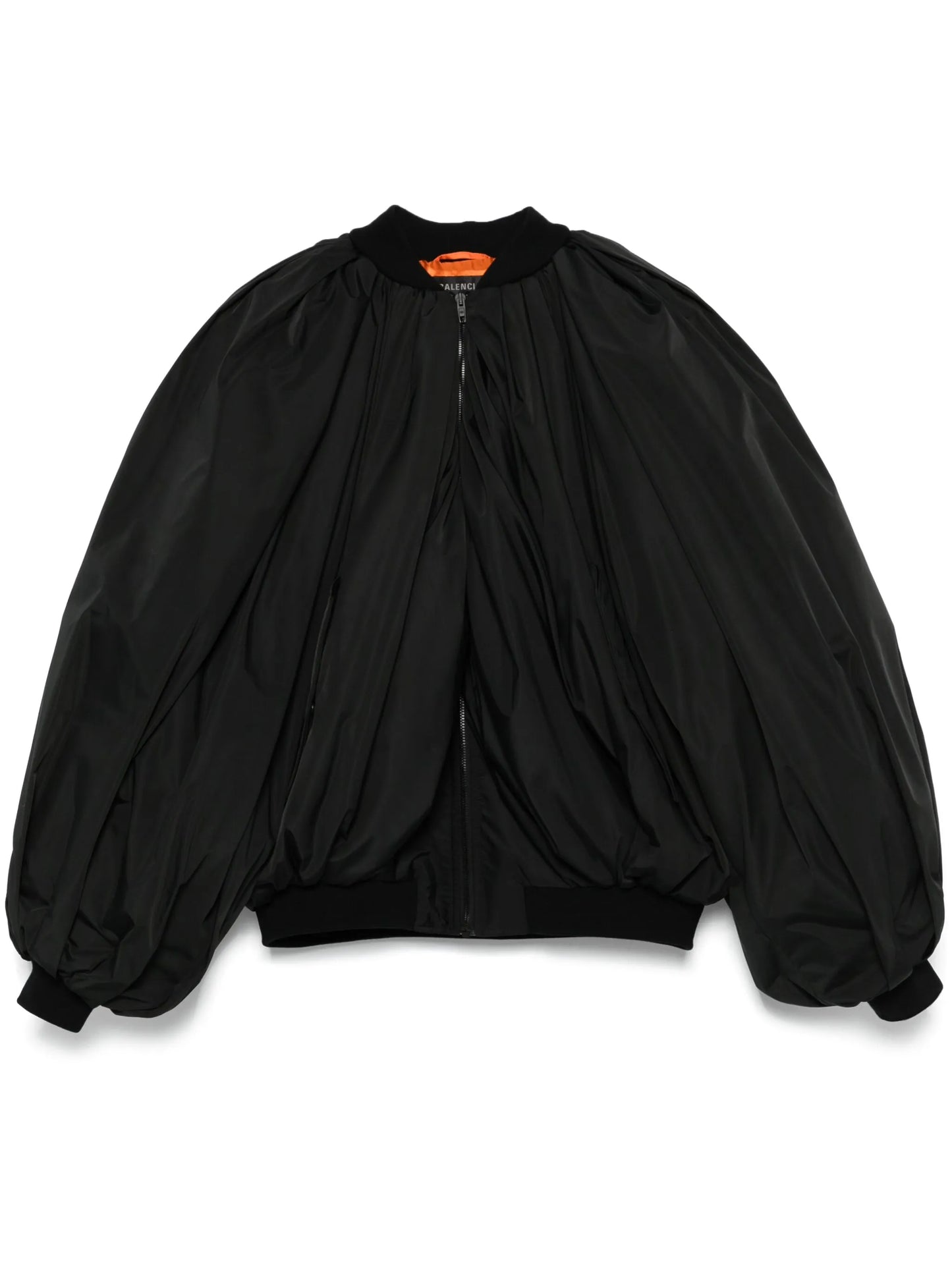 draped bomber jacket