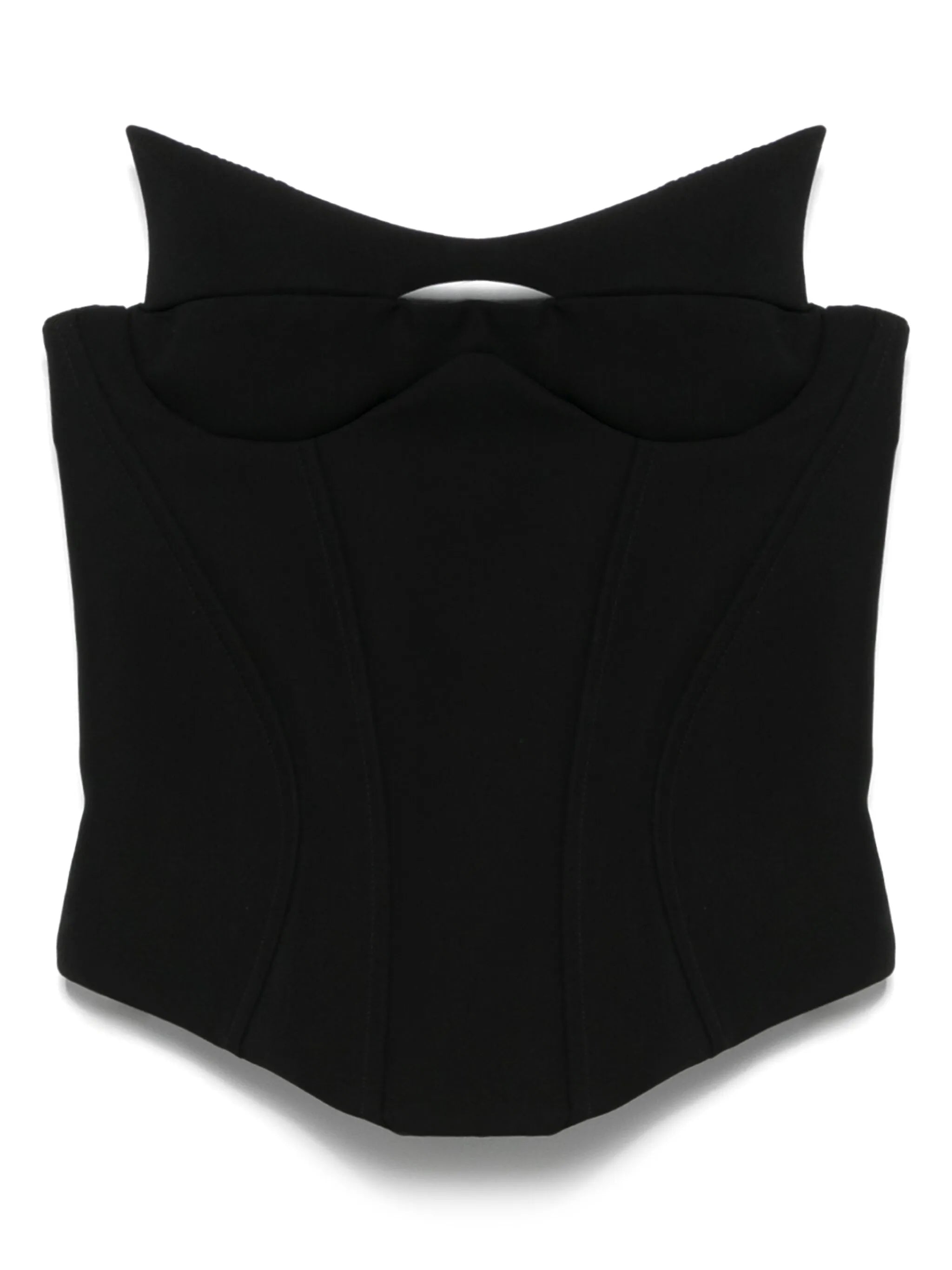 sleeveless corset top