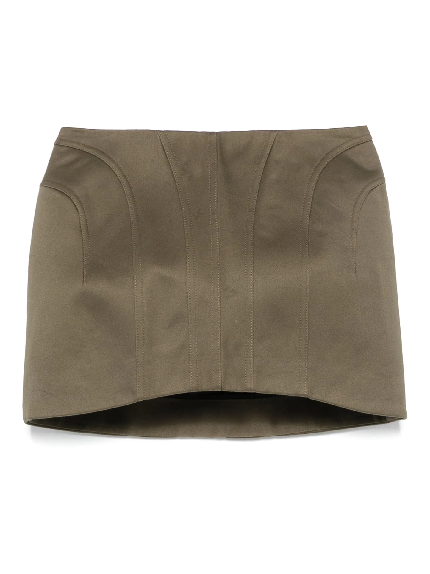 tailored mini skirt