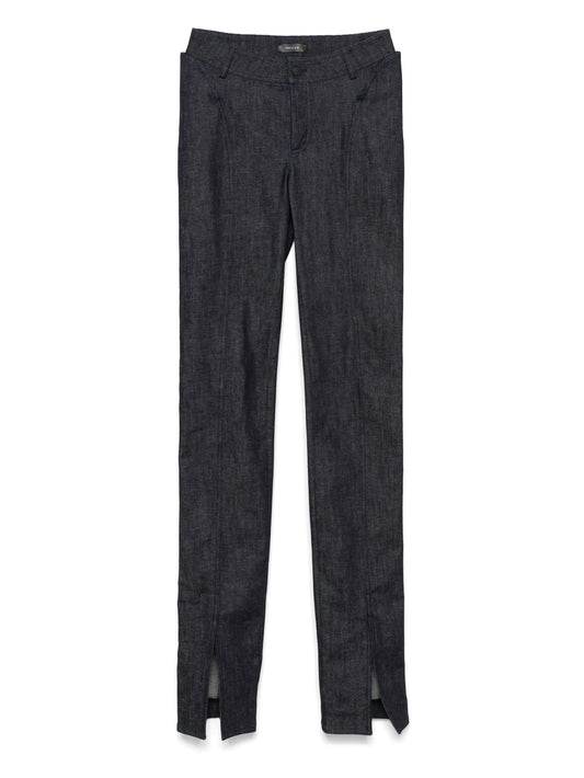 split-ankles jeans