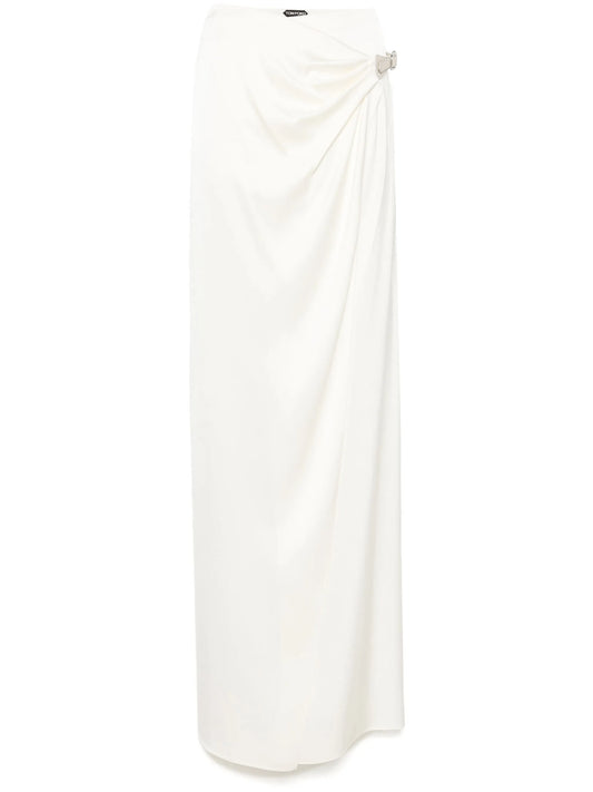 silk maxi skirt