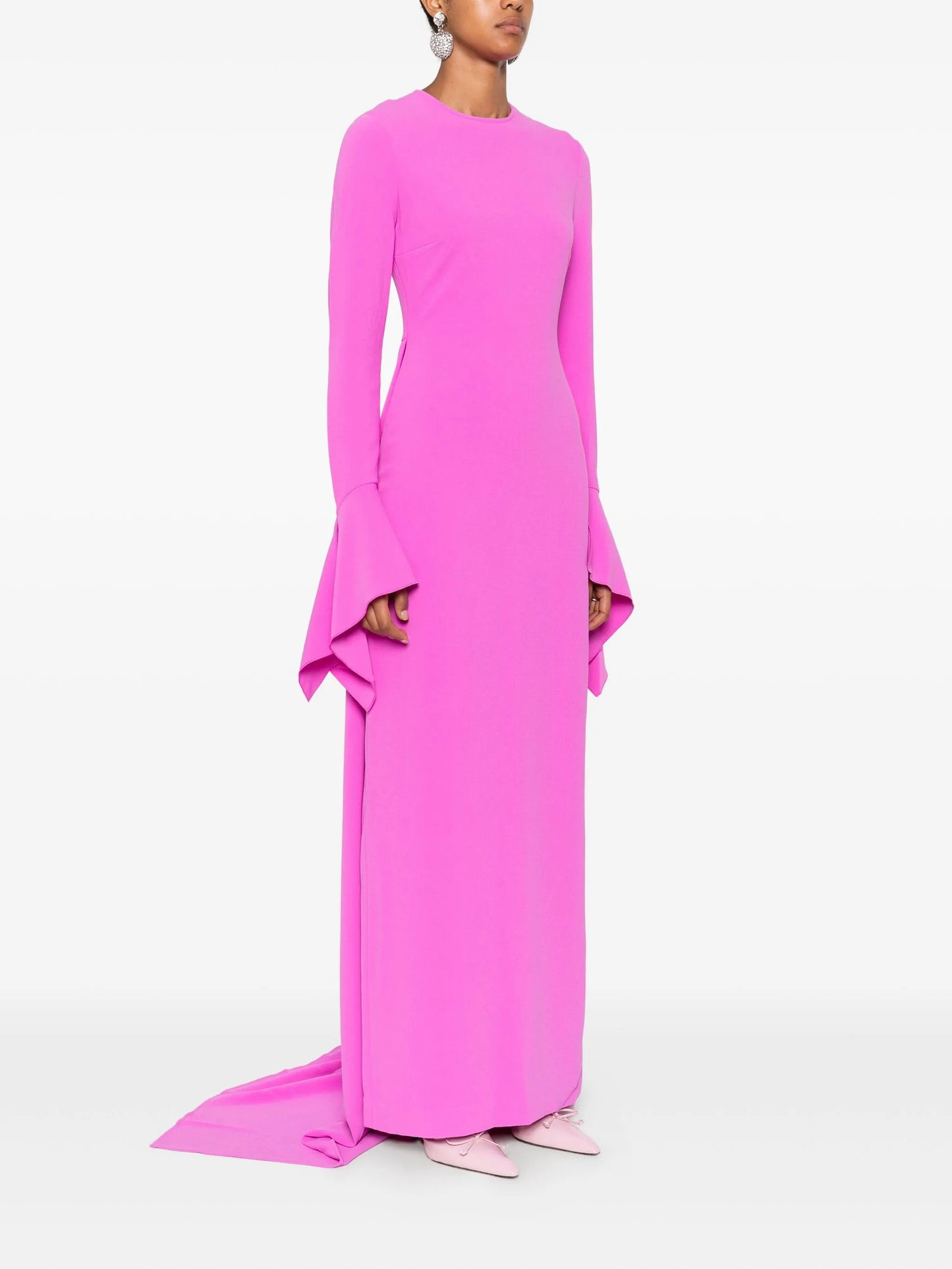 Blake bell-sleeve maxi dress