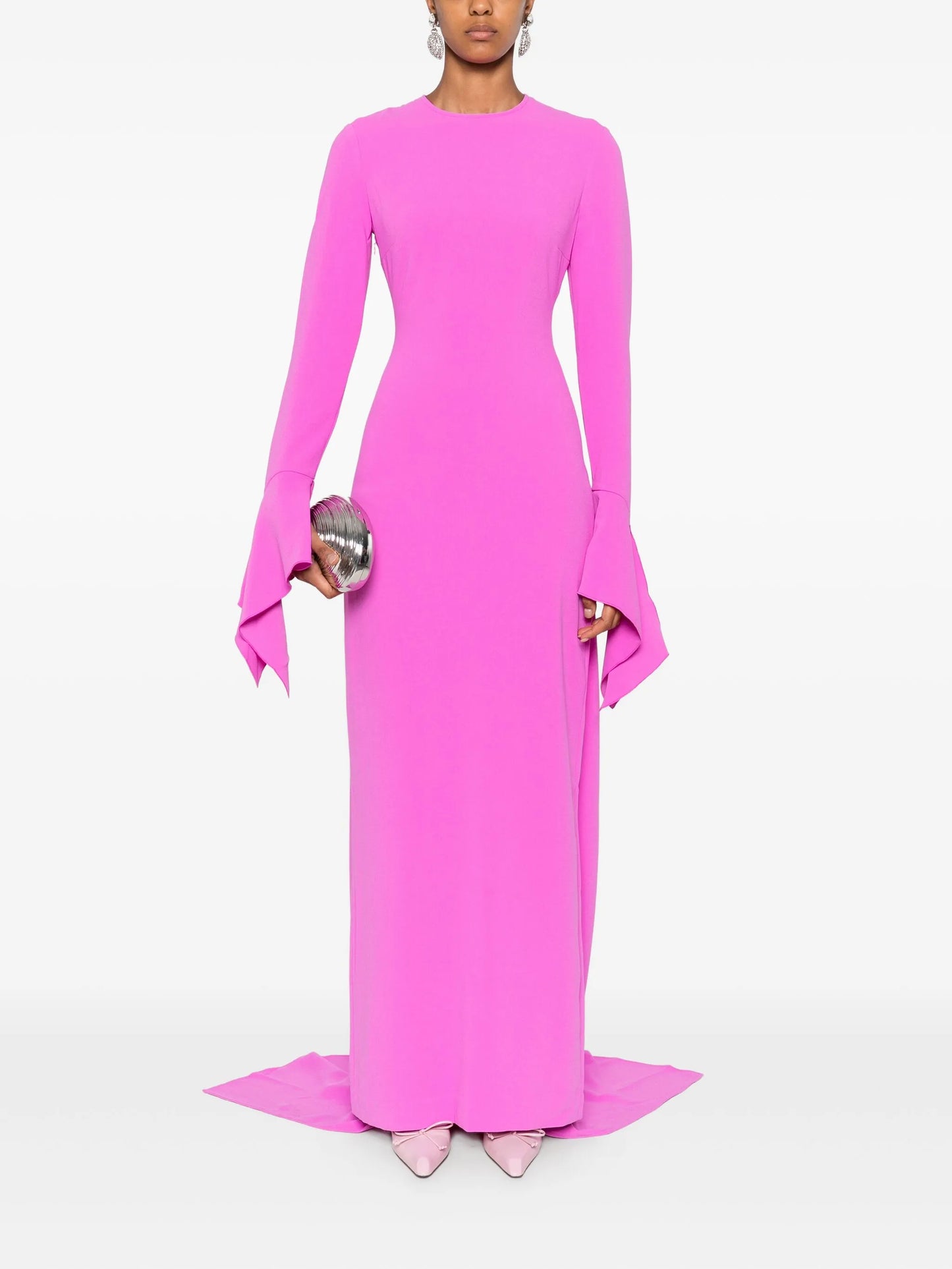Blake bell-sleeve maxi dress
