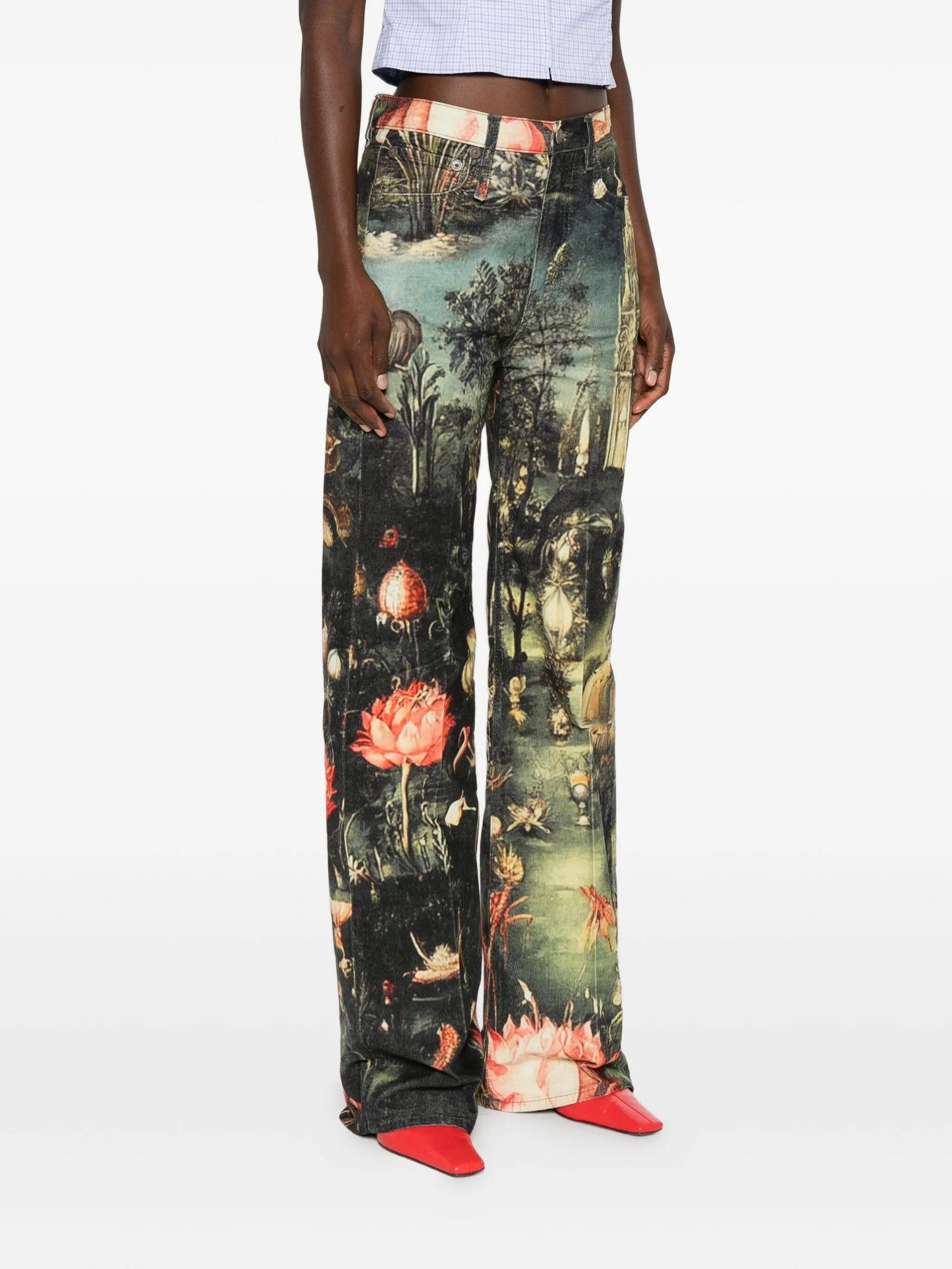 Charlotte straight-leg trousers