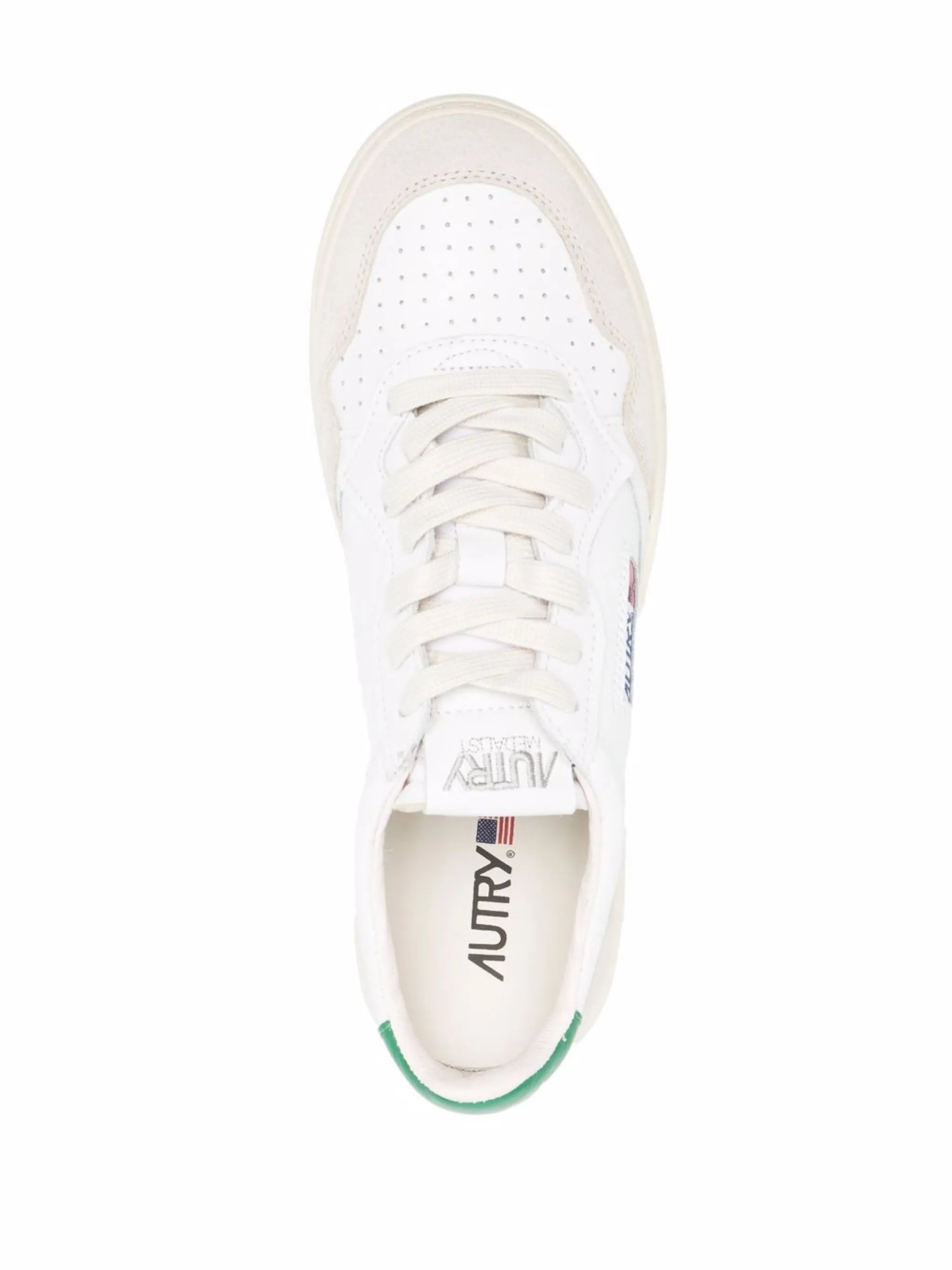 Medalist low sneakers in leather and suede