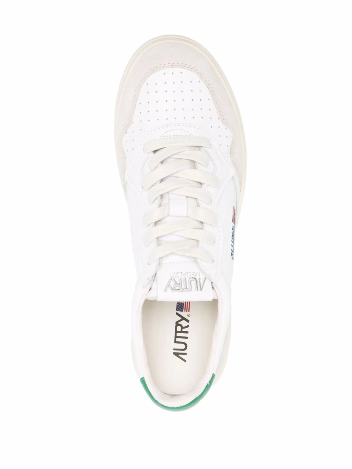 Medalist low sneakers in leather and suede