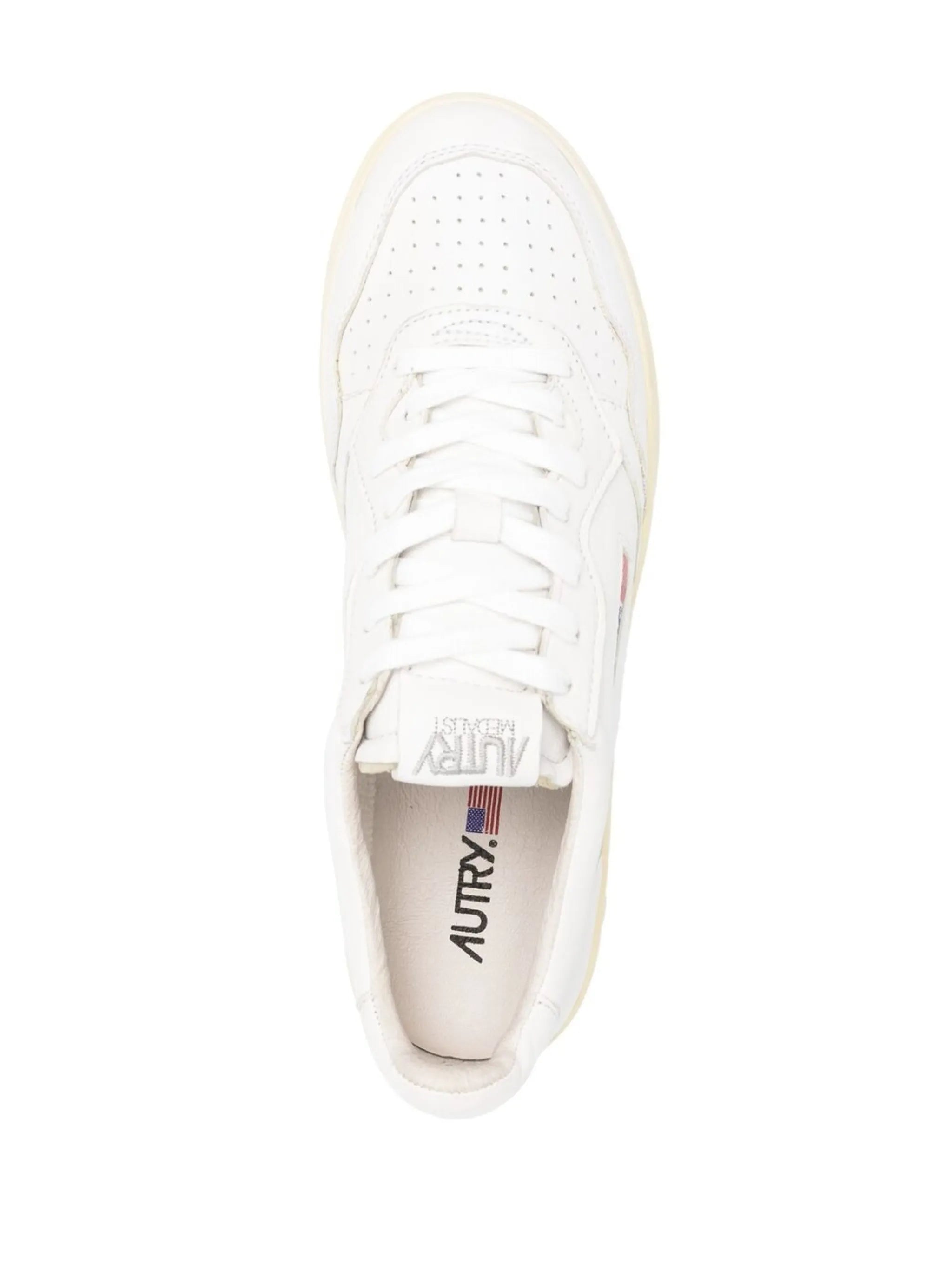 Medalist low sneakers in super-soft nappa