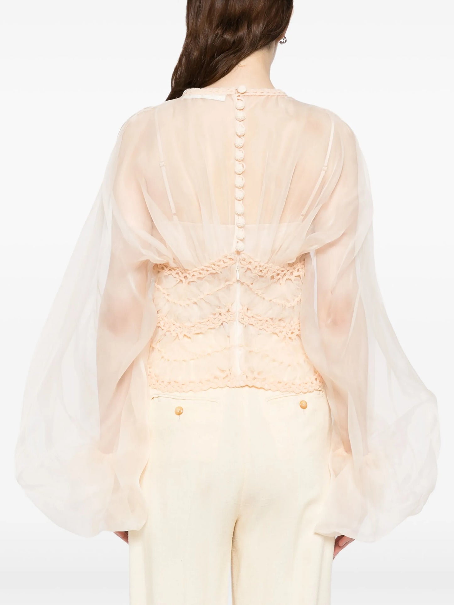 Illuminate macrame blouse