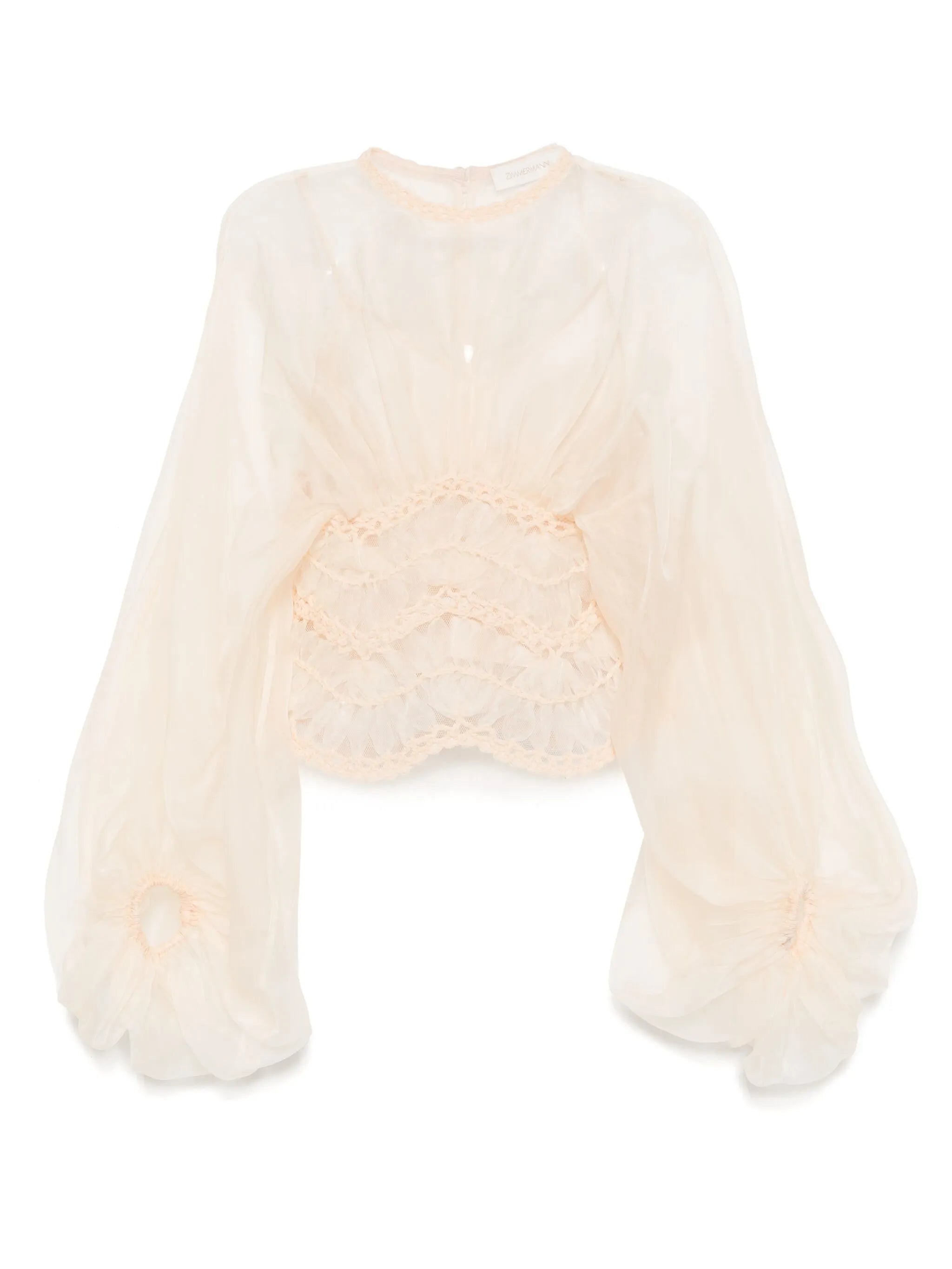 Illuminate macrame blouse
