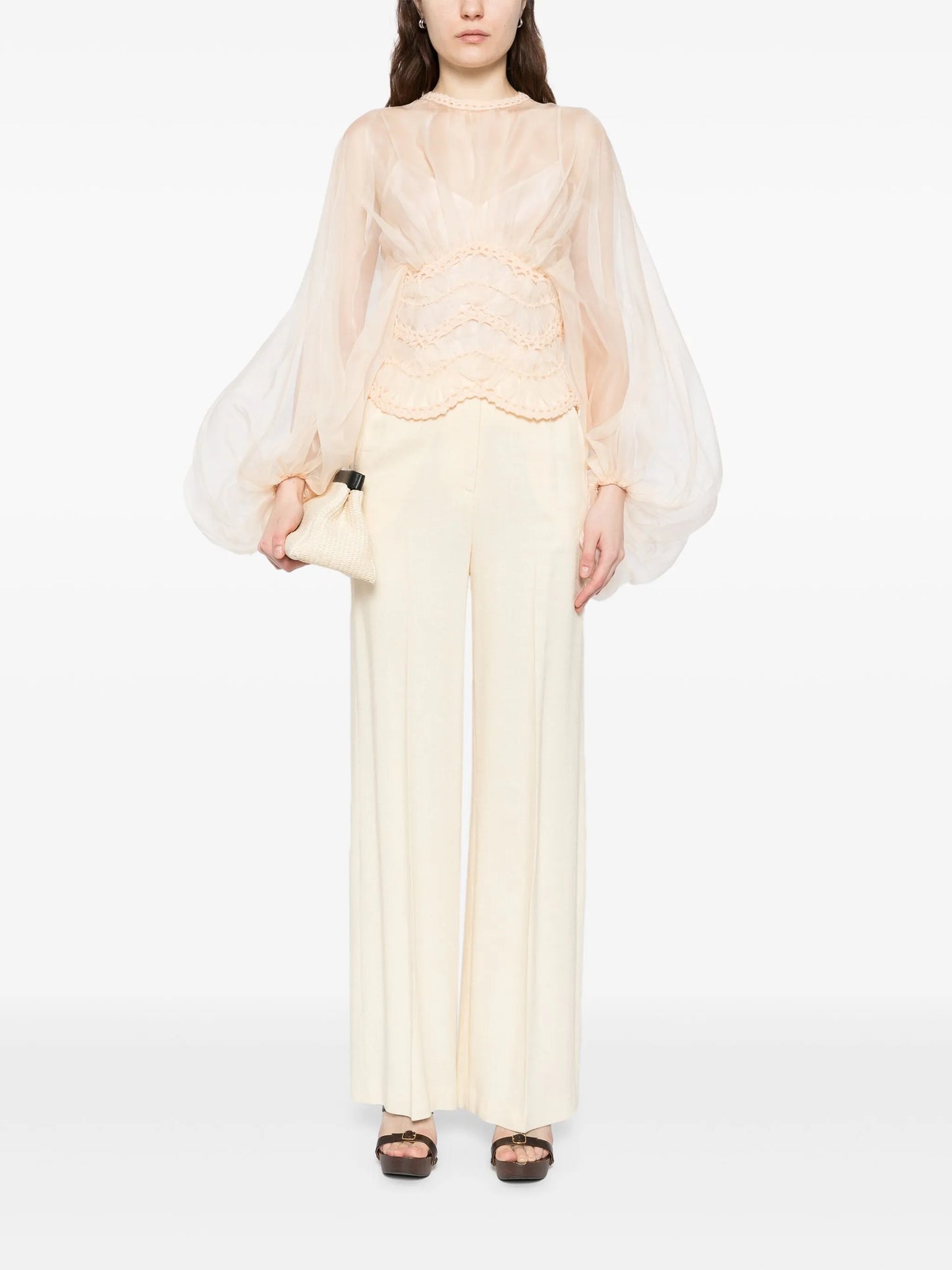 Illuminate macrame blouse