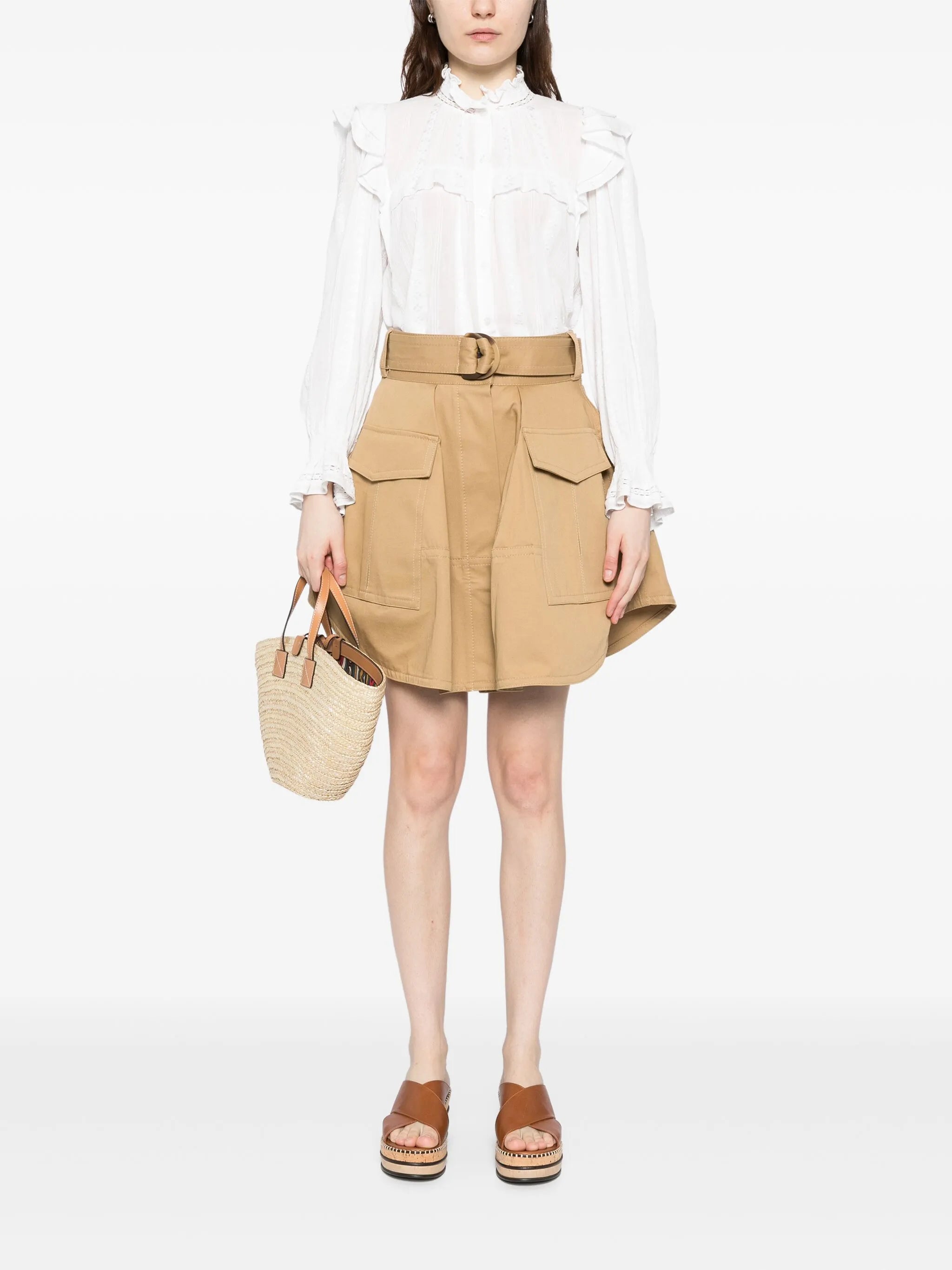 mini Illuminate cargo skirt