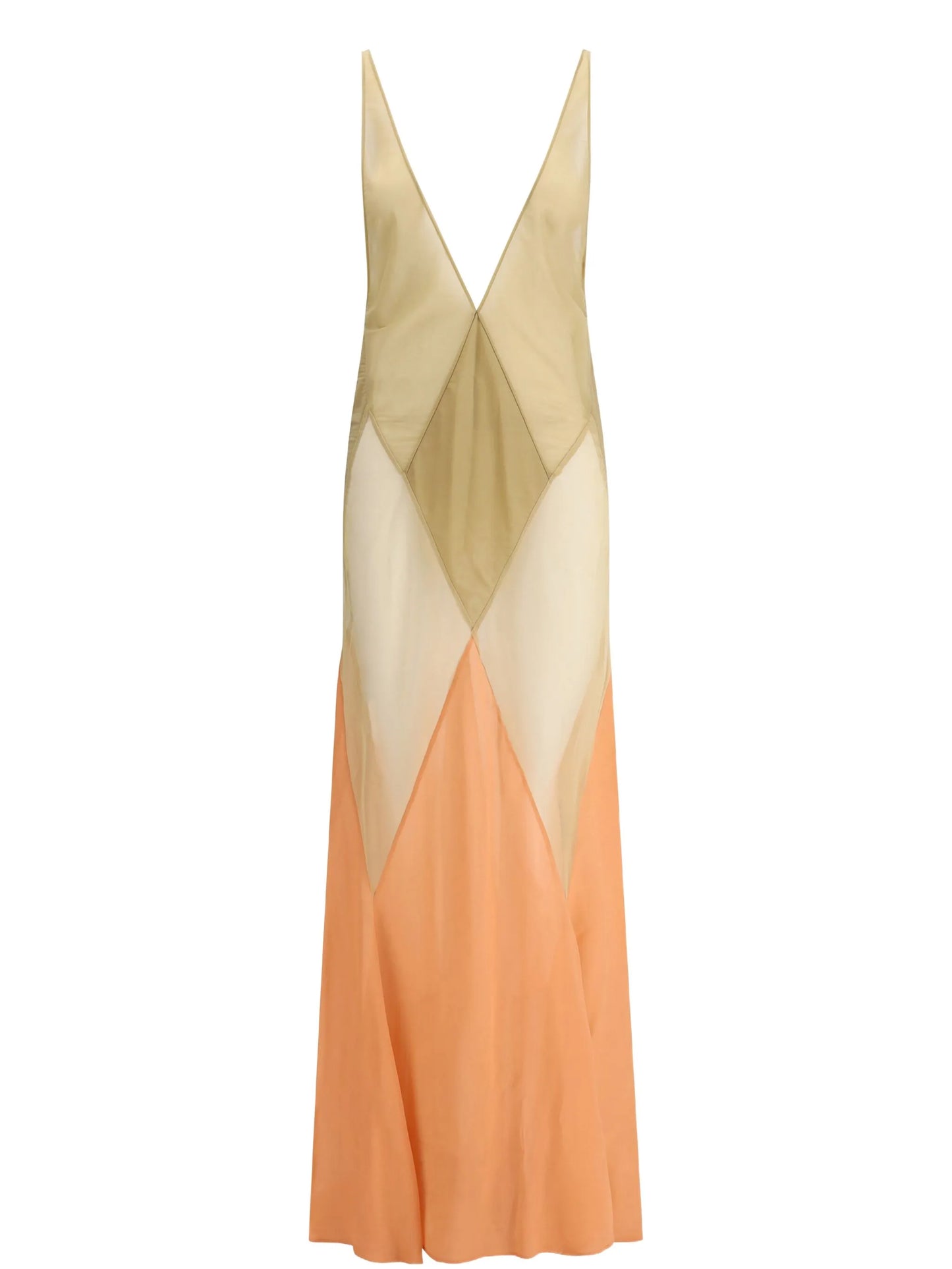 V-neck maxi dress