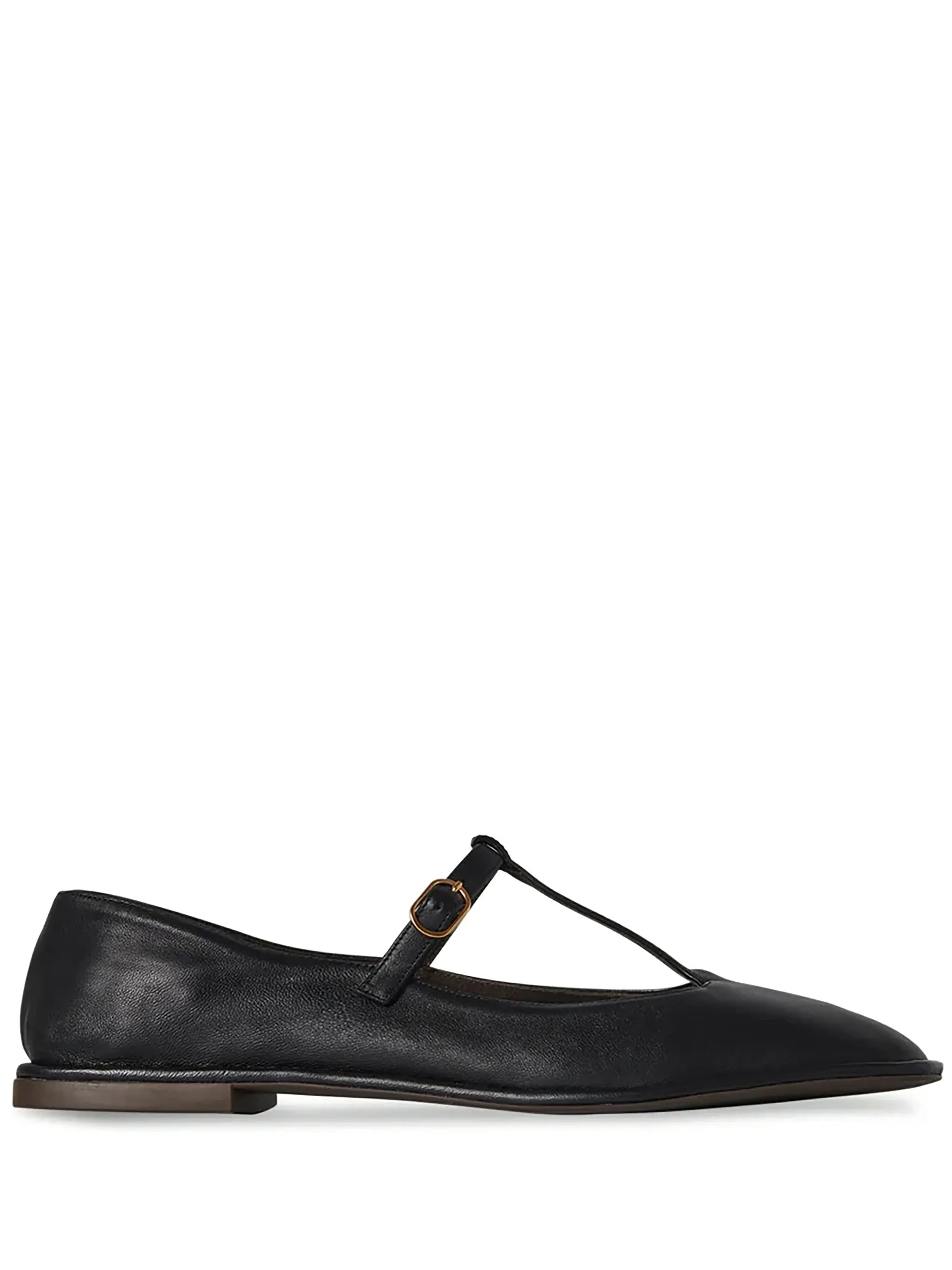 T strap ballerina shoes