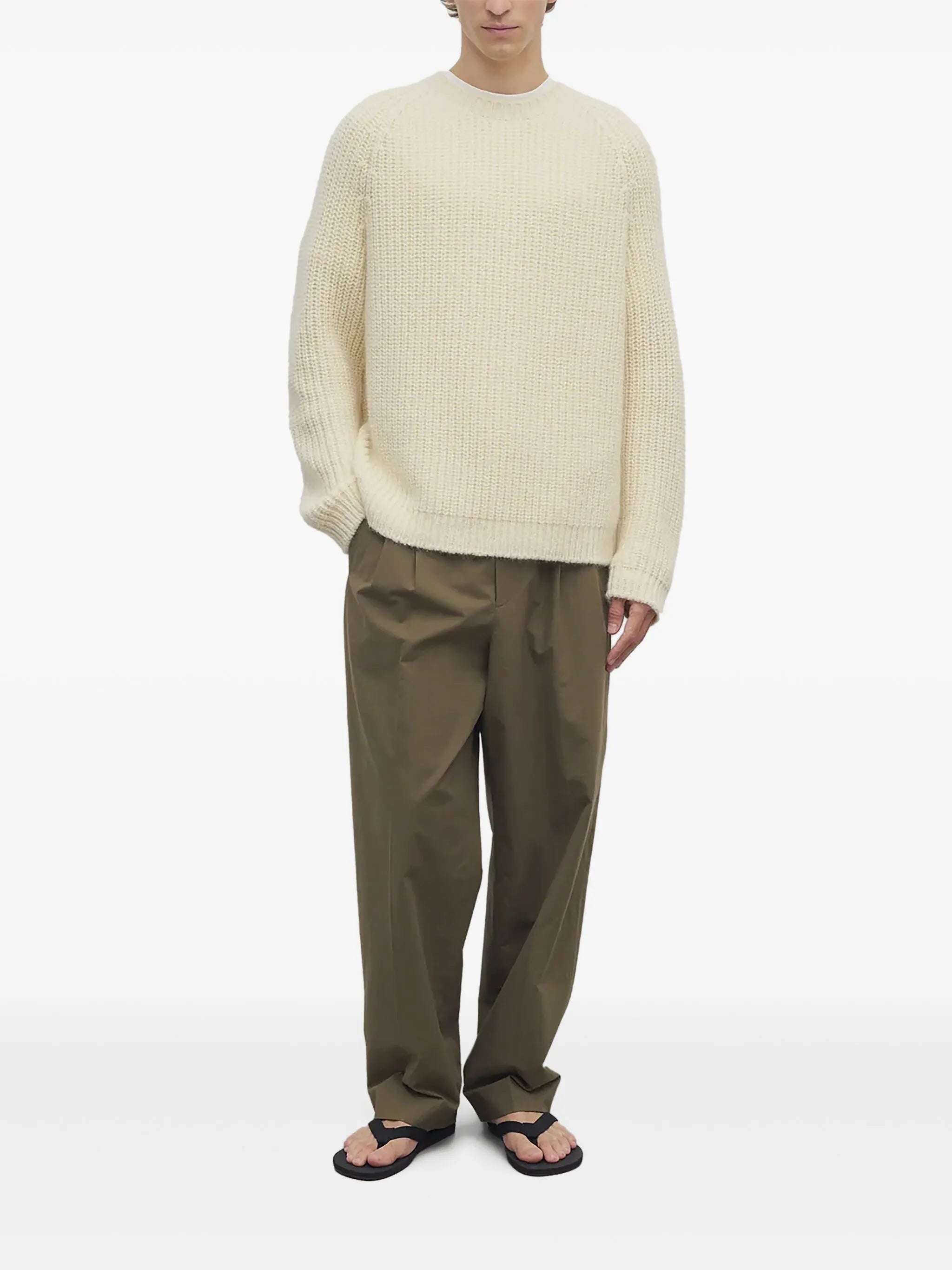Silas wide-leg trousers