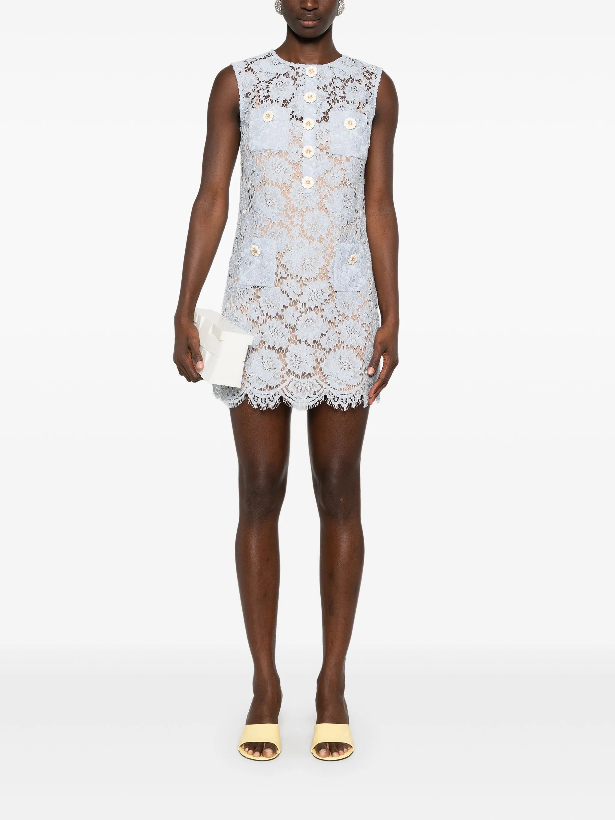fine-lace mini dress