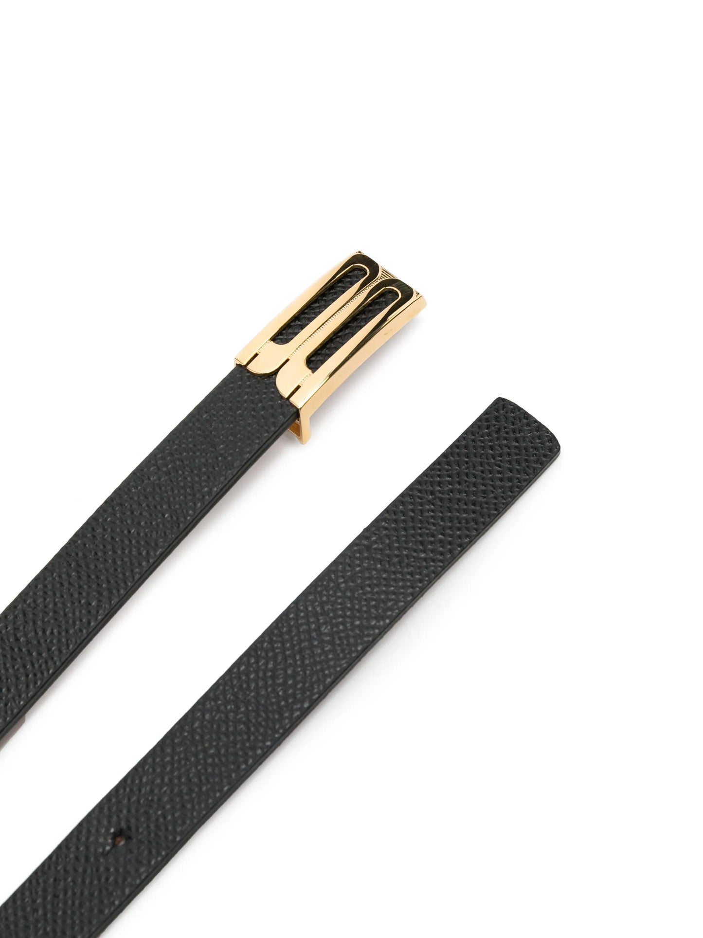 small grained-leather belt