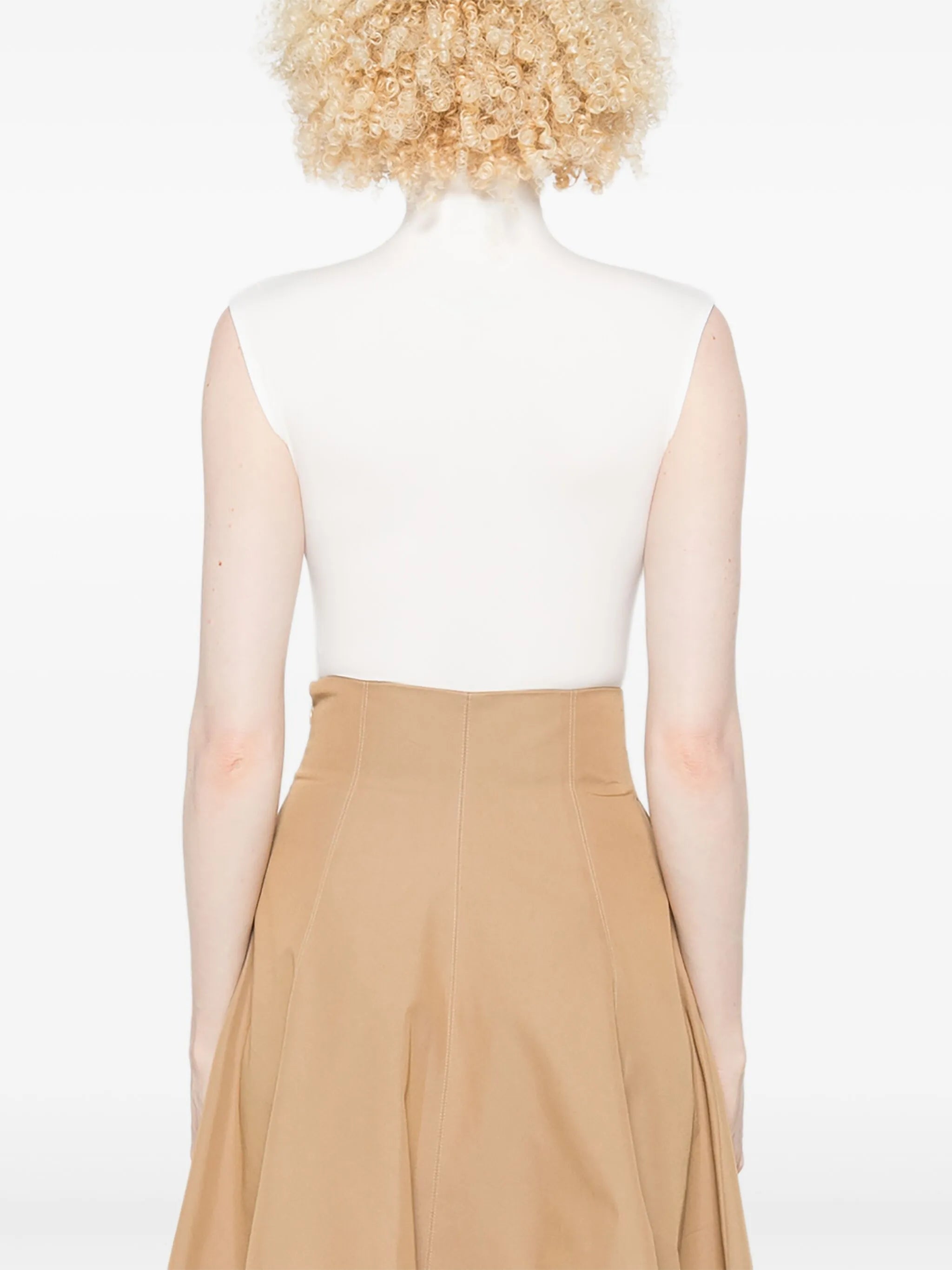 x RHW high-neck sleeveless bodysuit
