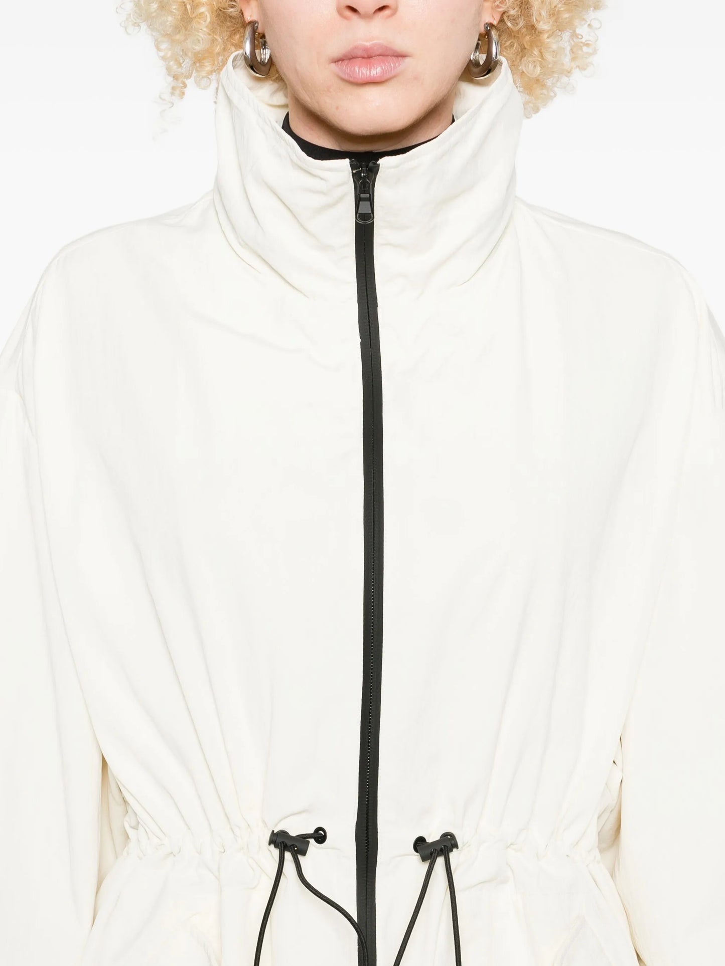 x RHW hooded drawstring coat