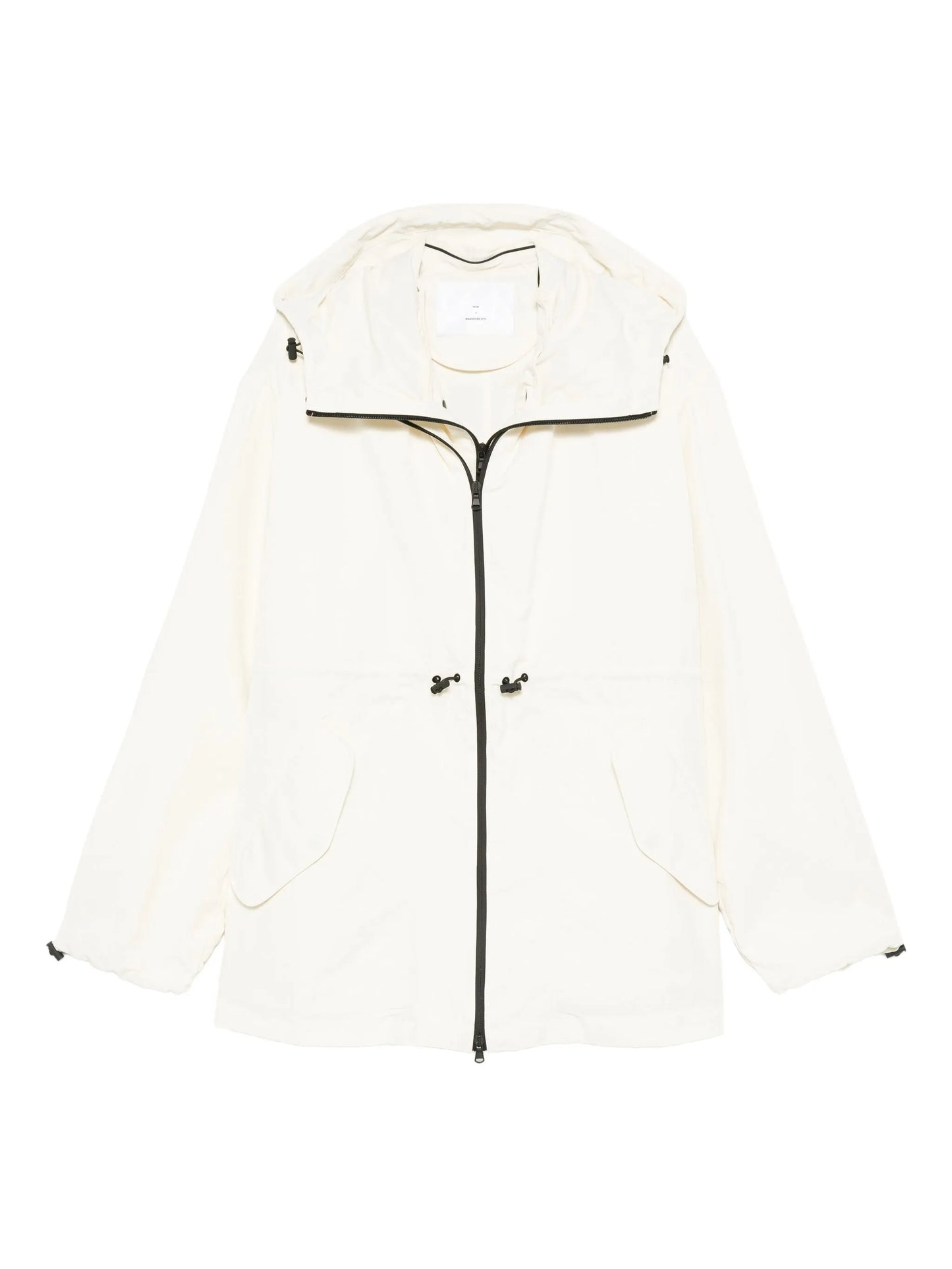 x RHW hooded drawstring coat