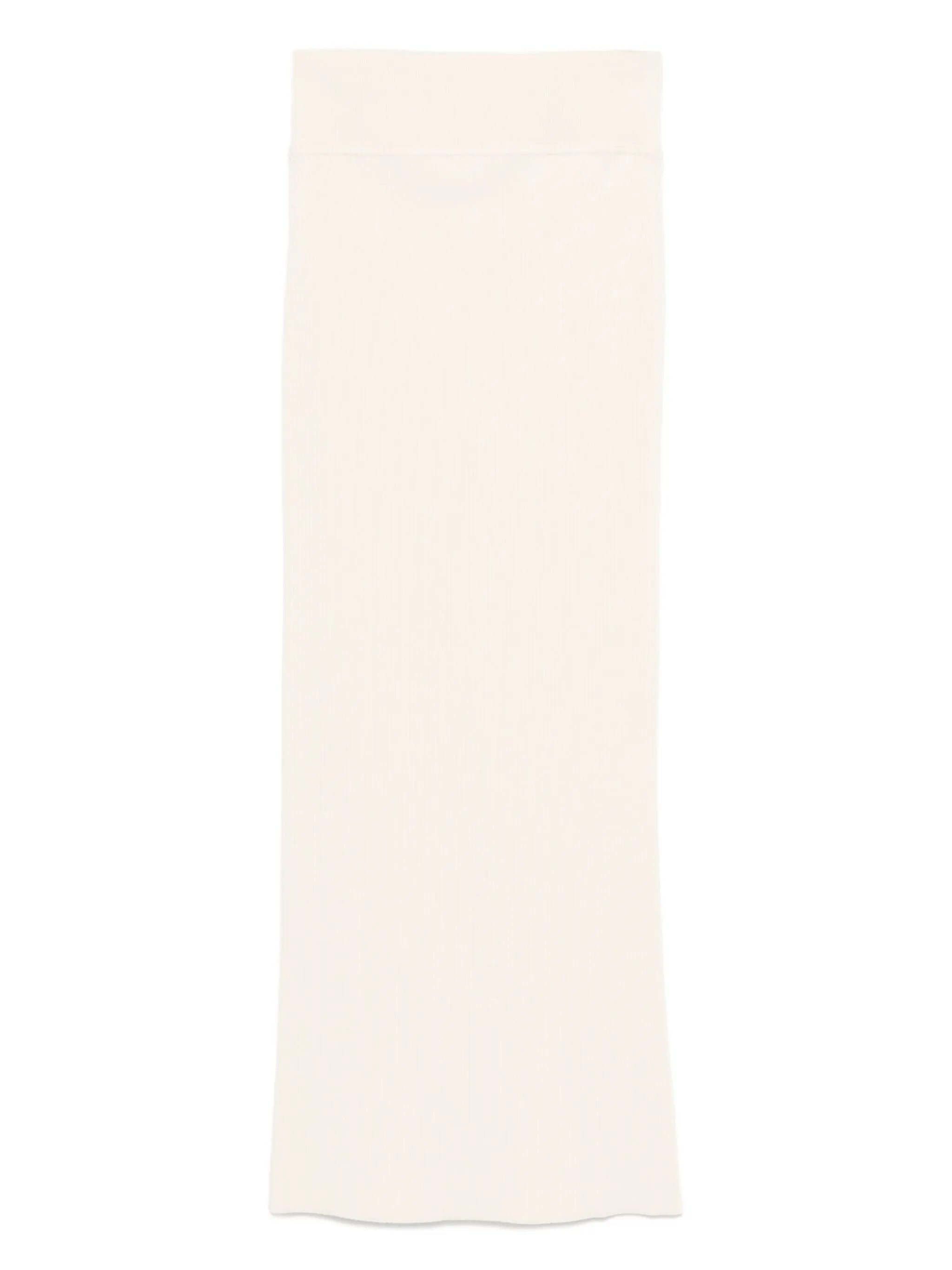 cotton high-rise skirt