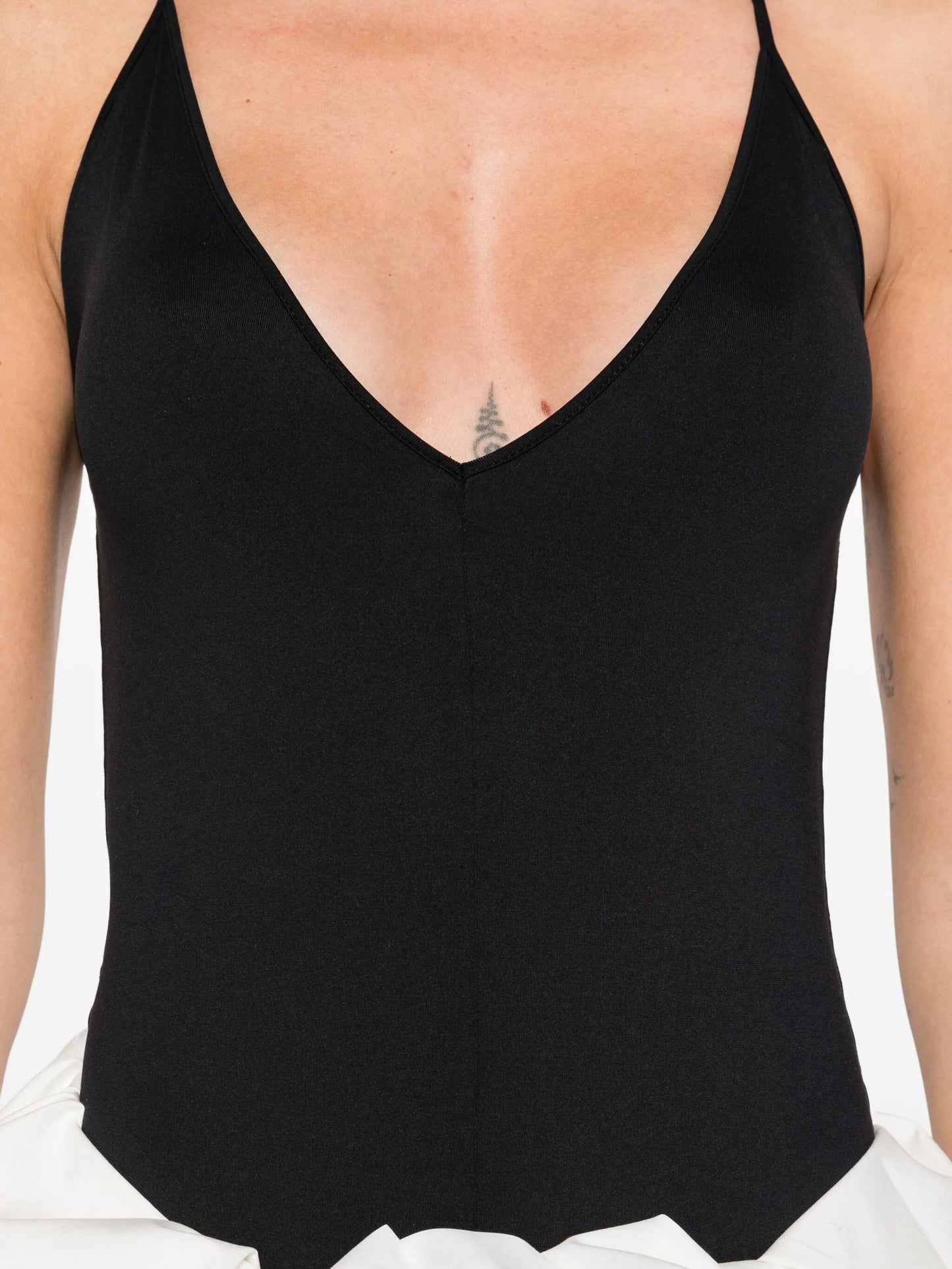 v-neck bodysuit