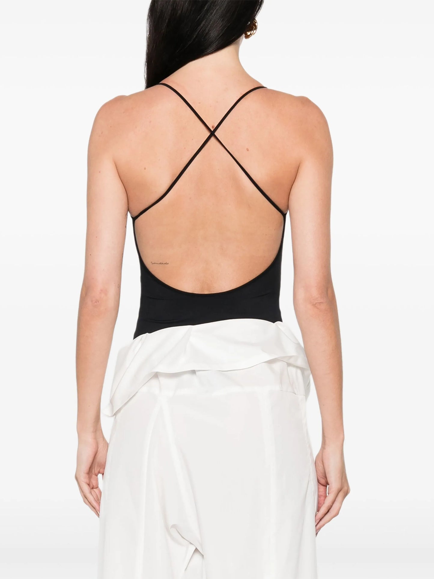 v-neck bodysuit