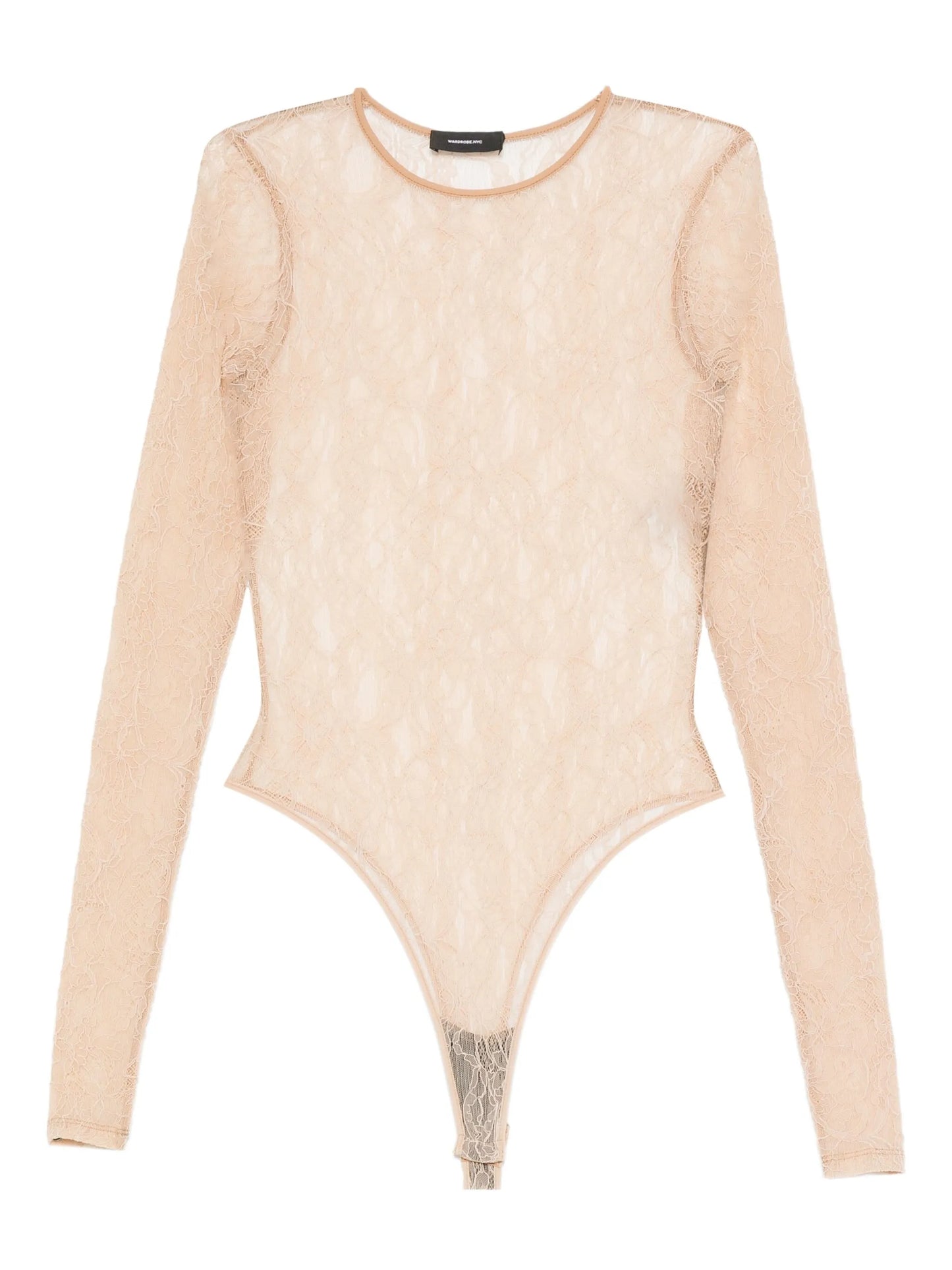 lace long-sleeves bodysuit