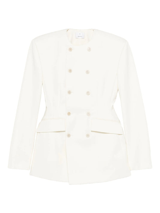 double-breasted blazer