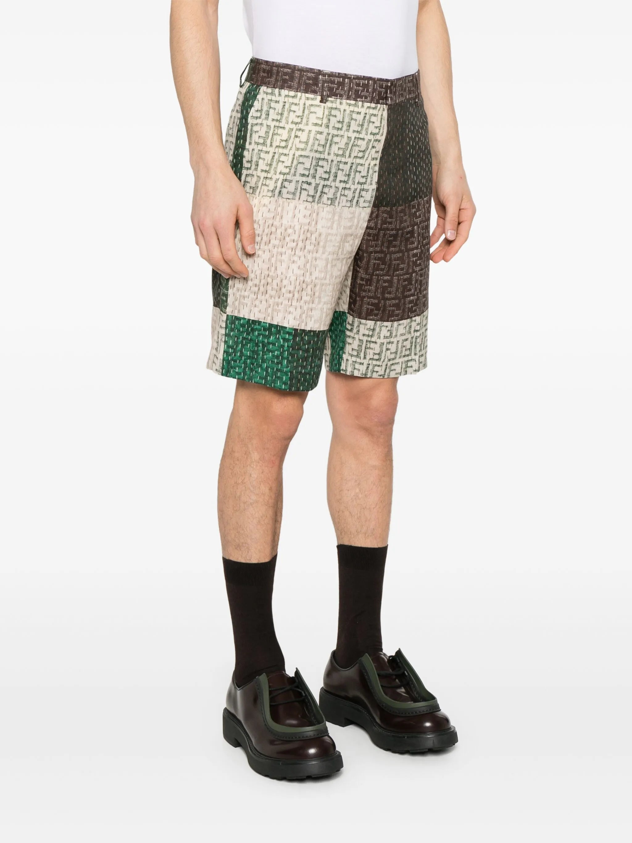 FF linen shorts