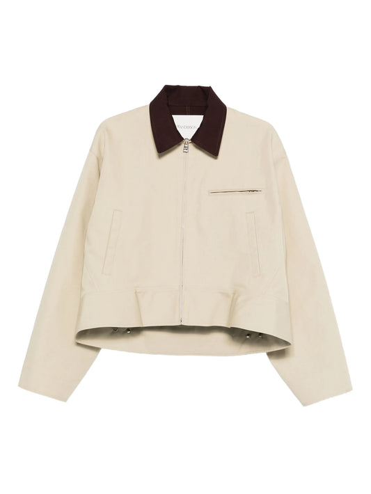 peplum-hem jacket