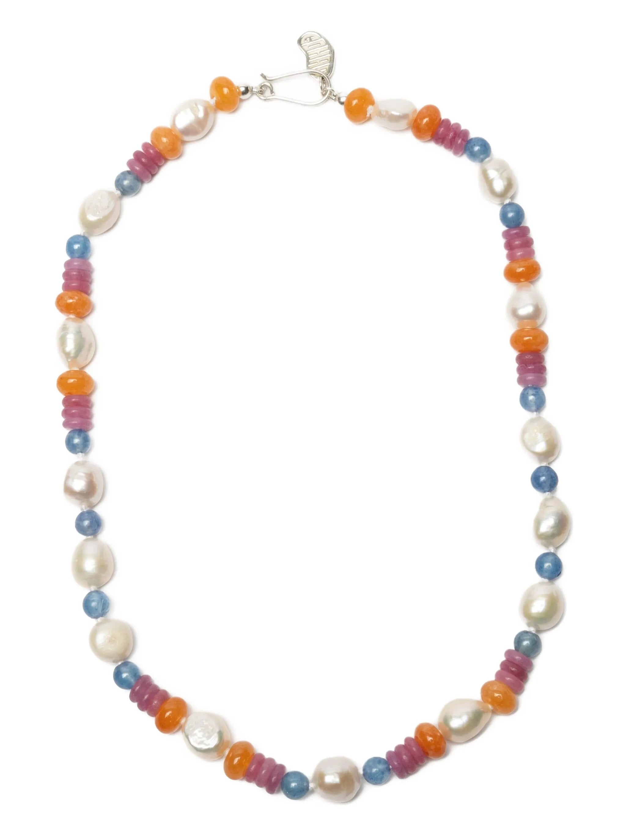 pearl-embellished necklace