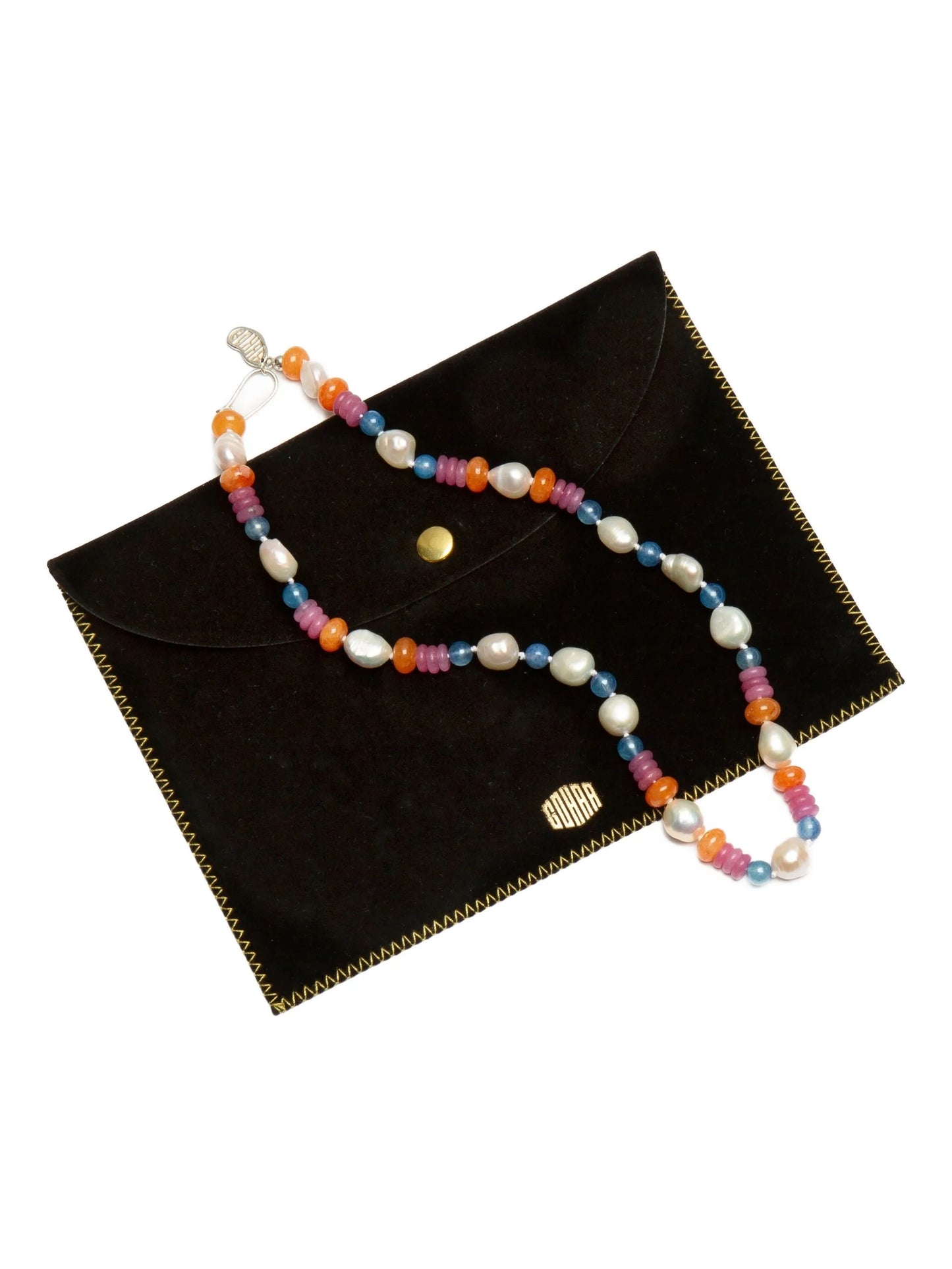pearl-embellished necklace