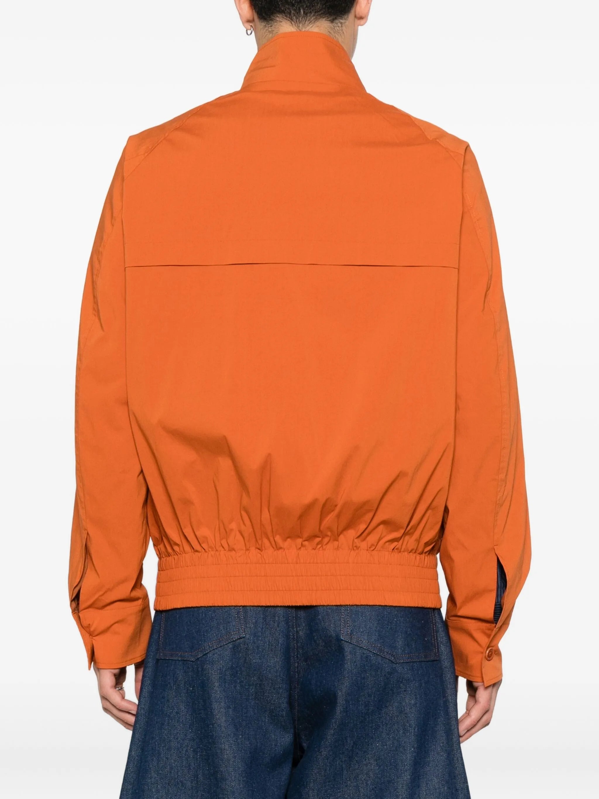 Harrington zip-up bomber jacket