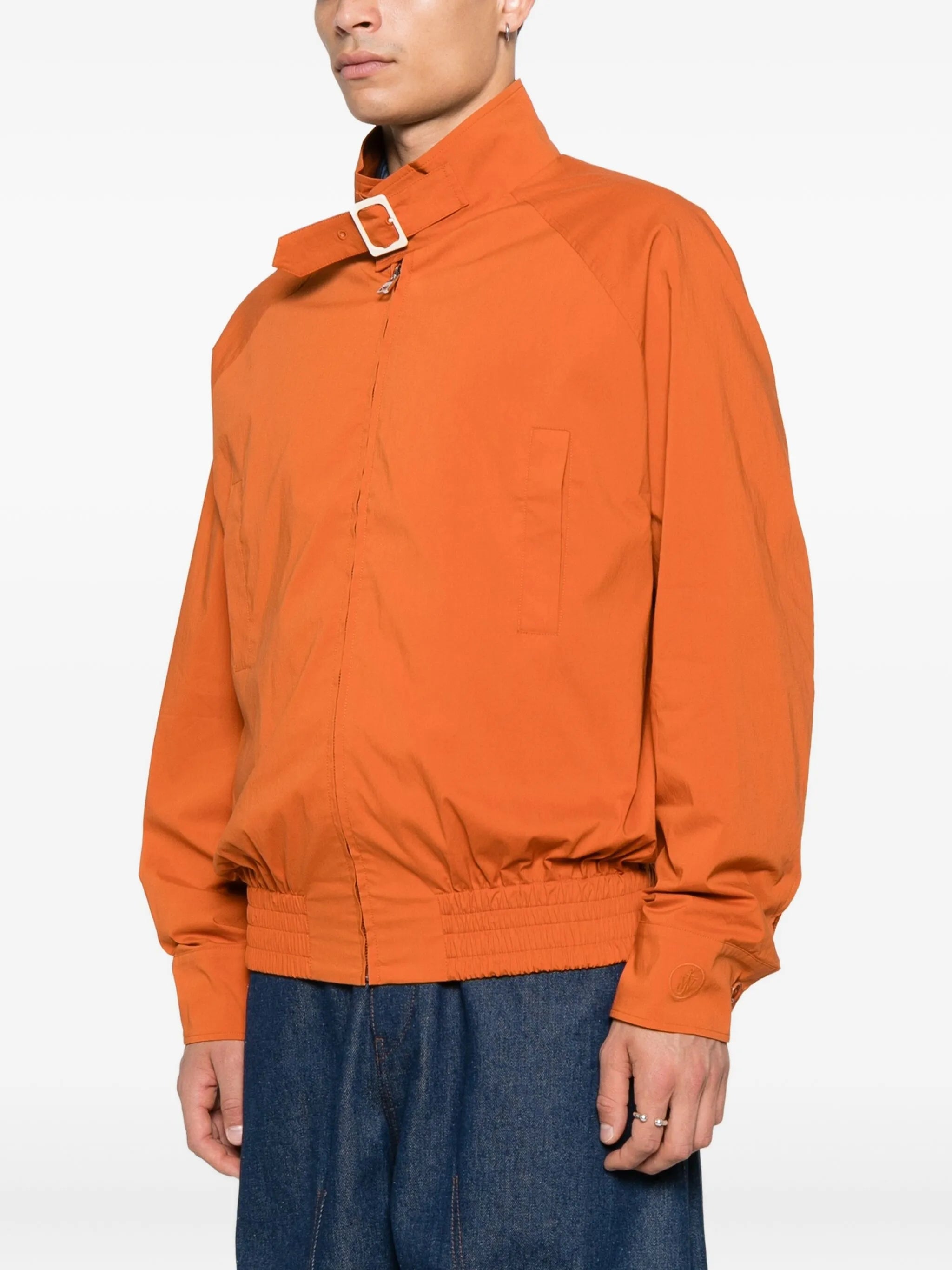 Harrington zip-up bomber jacket