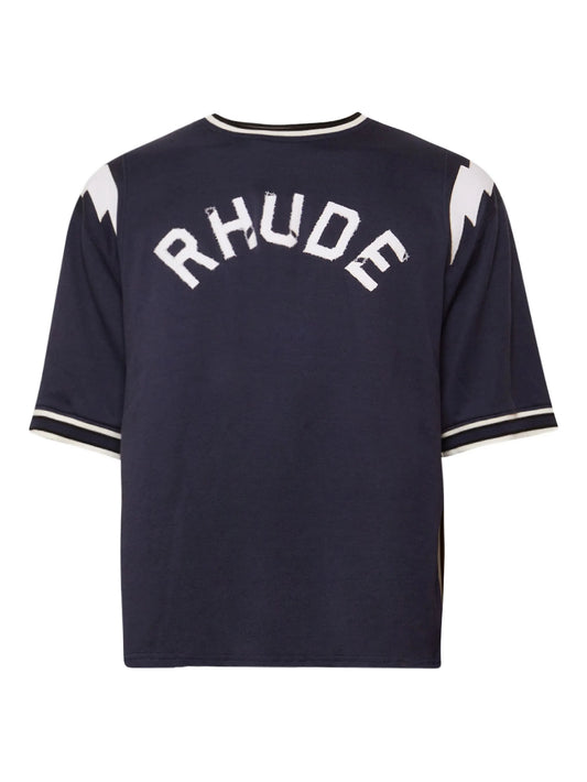 logo-detail baseball T-shirt