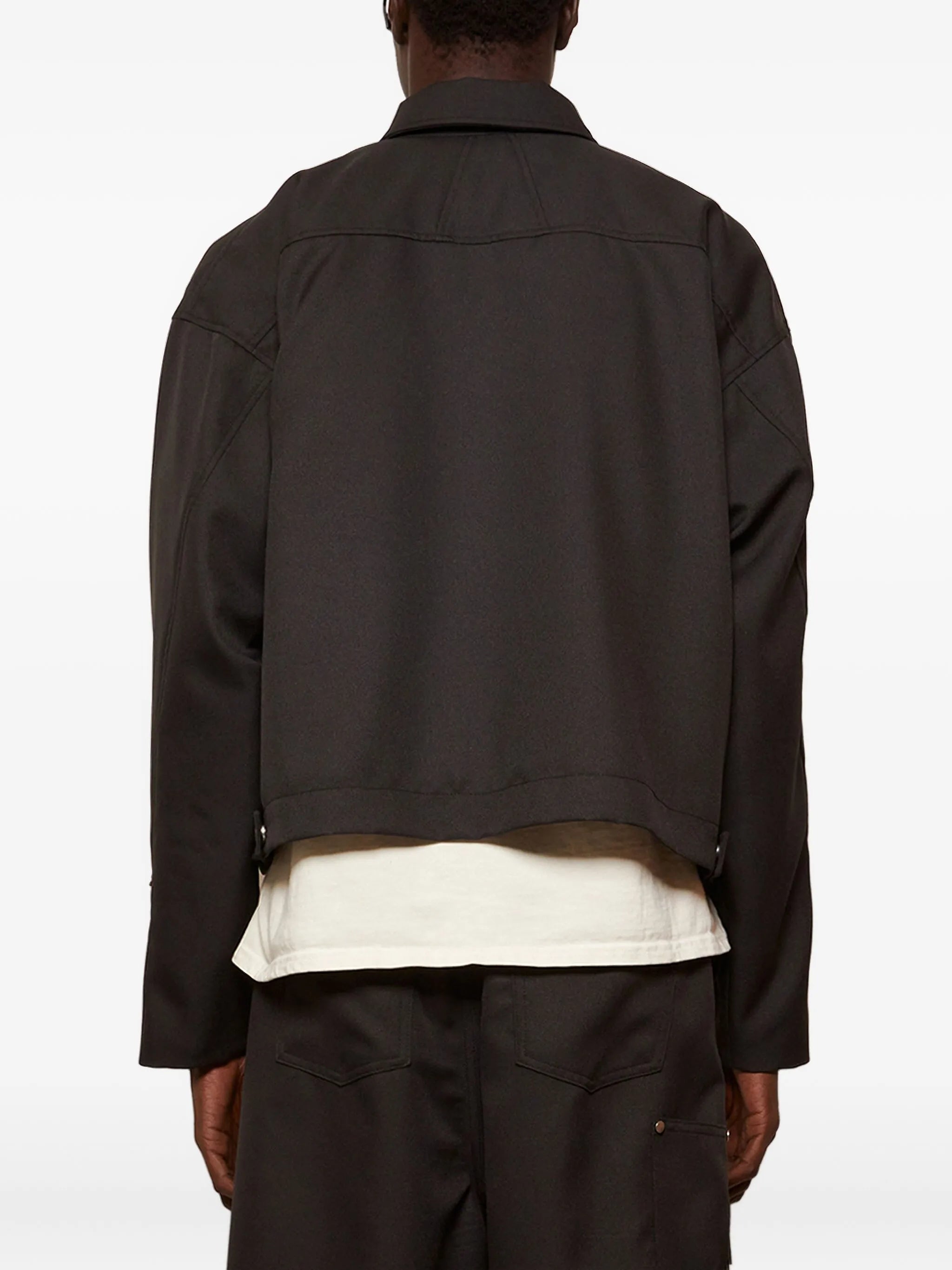 logo work jacket