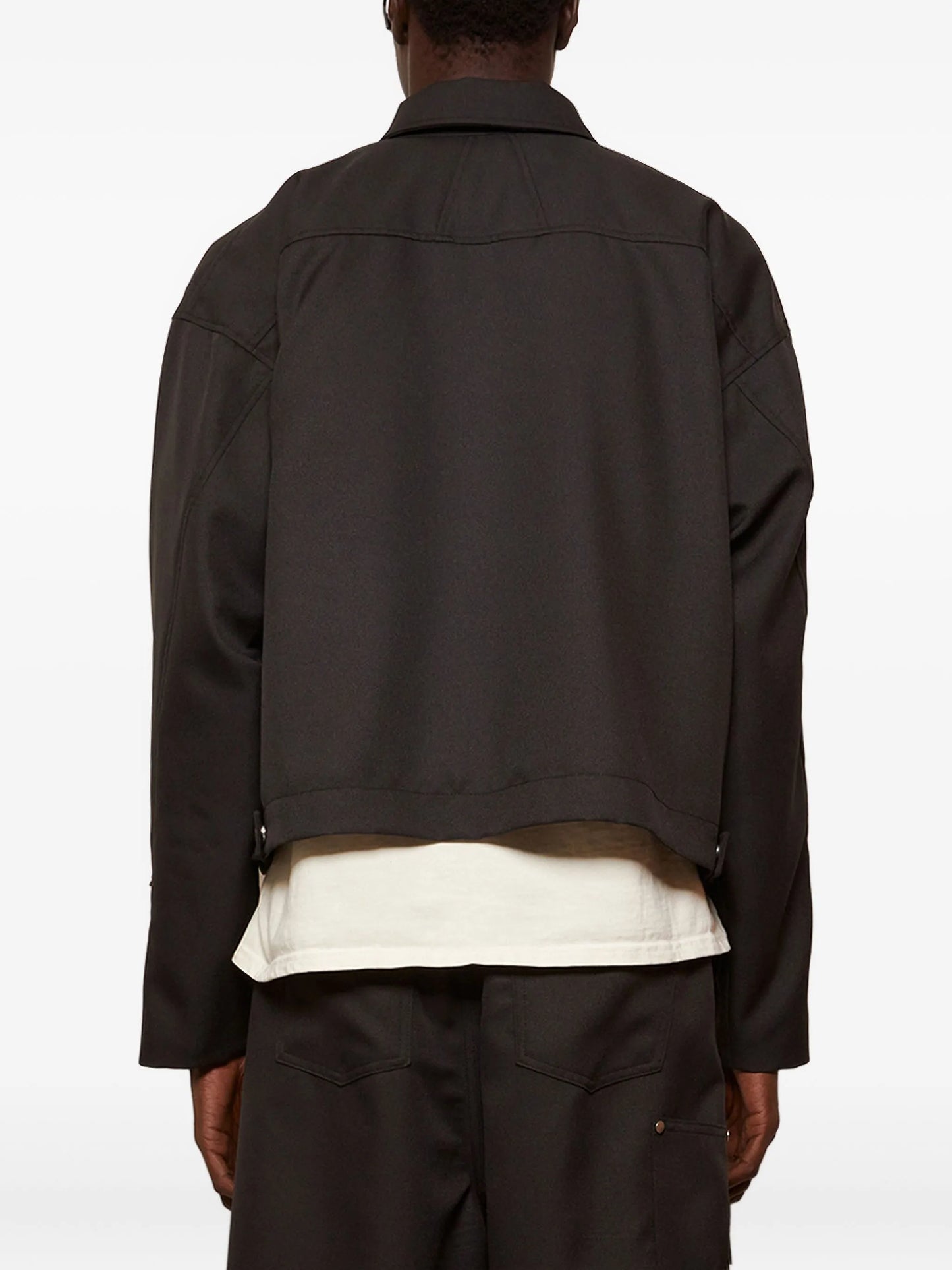logo work jacket