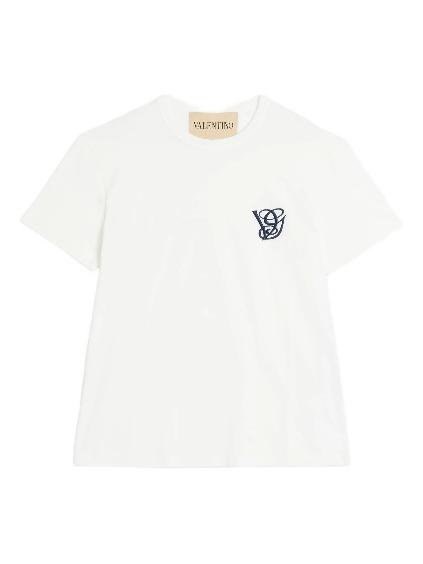 logo-embroidered crewneck t-shirt