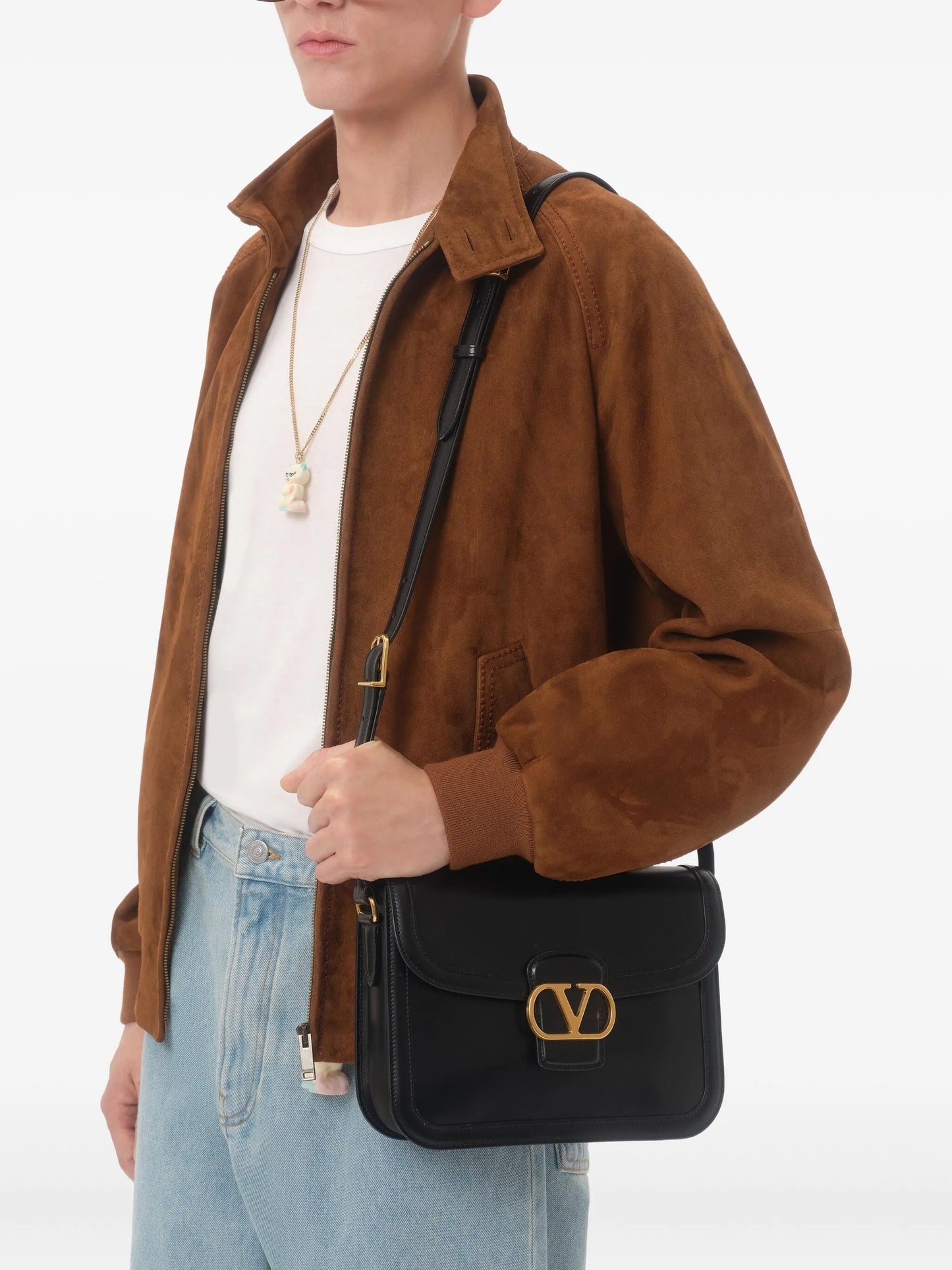 logo-embroidered crewneck t-shirt