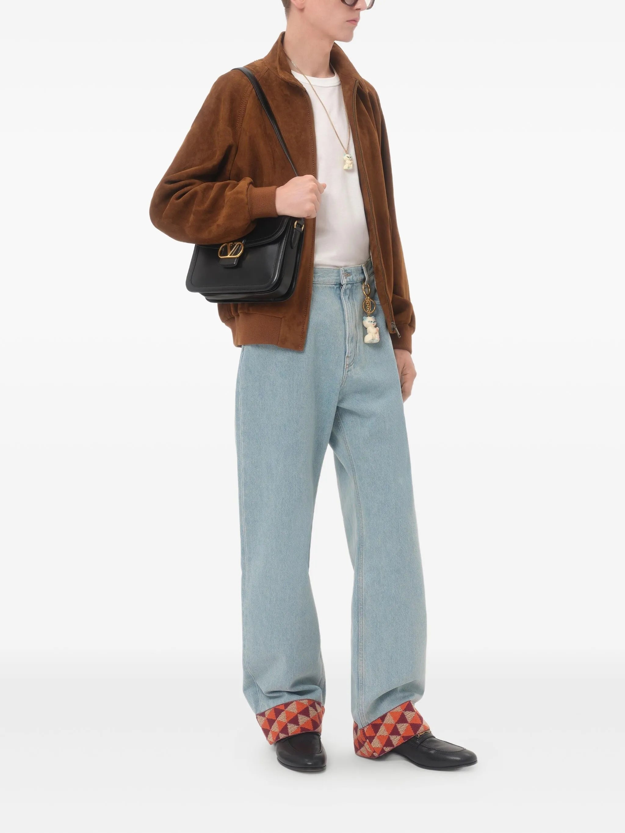 logo-embroidered crewneck t-shirt