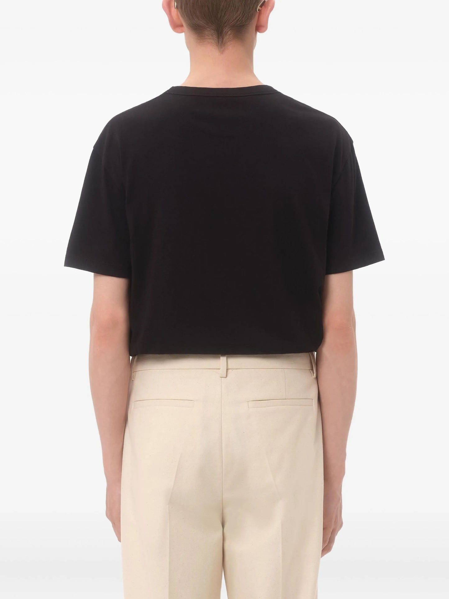 embroidered-logo T-shirt